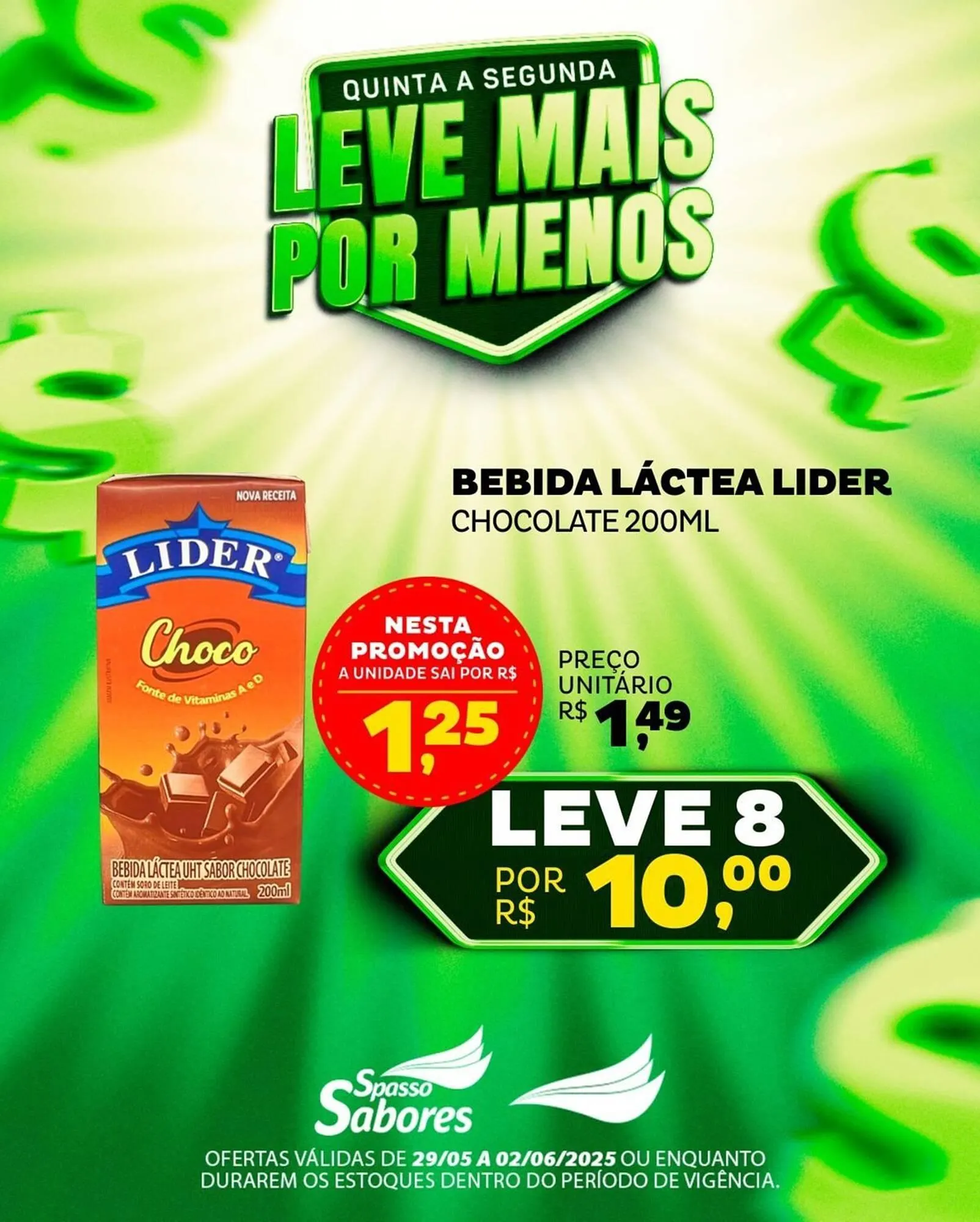 Encarte de Catálogo Spasso Sabores 29 de maio até 2 de junho 2025 - Pagina 1