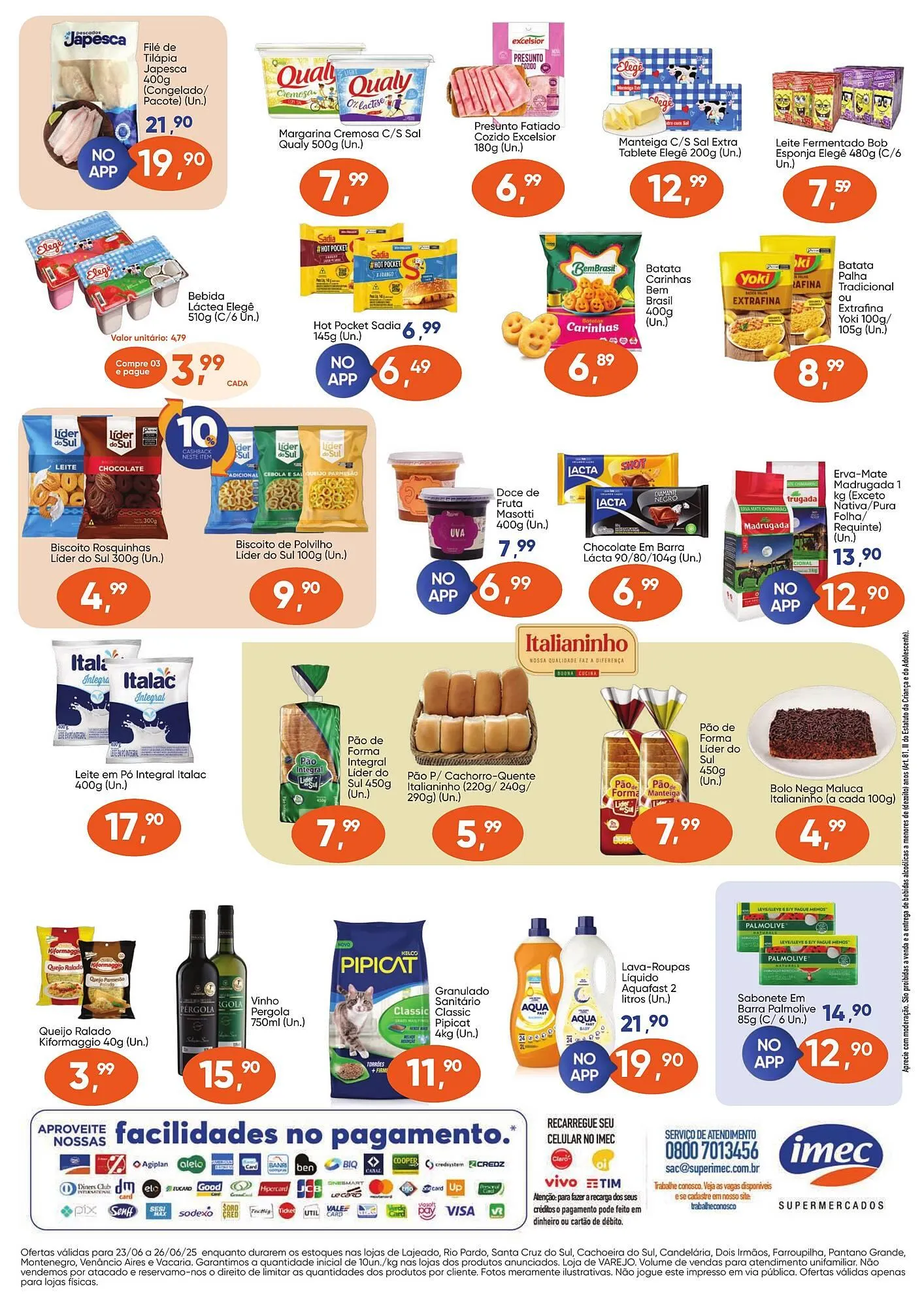 Encarte de Catálogo Imec Supermercados 25 de junho até 26 de junho 2025 - Pagina 2