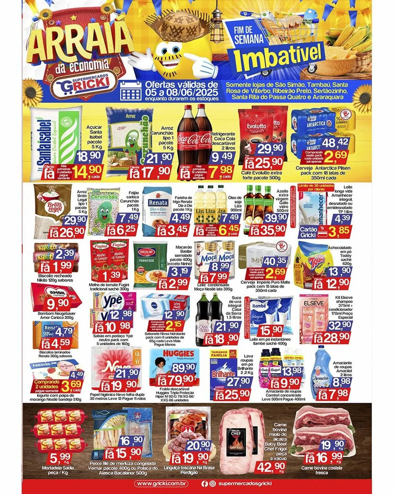 Encarte de Catálogo Supermercados Gricki 5 de junho até 8 de junho 2025 - Pagina 1
