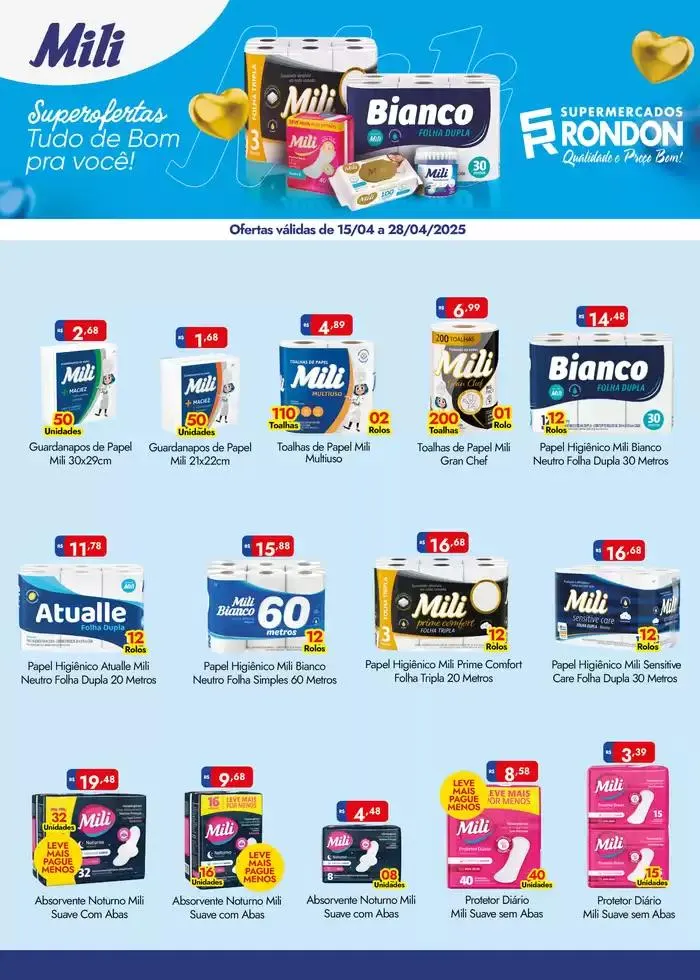 Encarte de Ofertas especiais para você 15 de abril até 28 de abril 2025 - Pagina 1