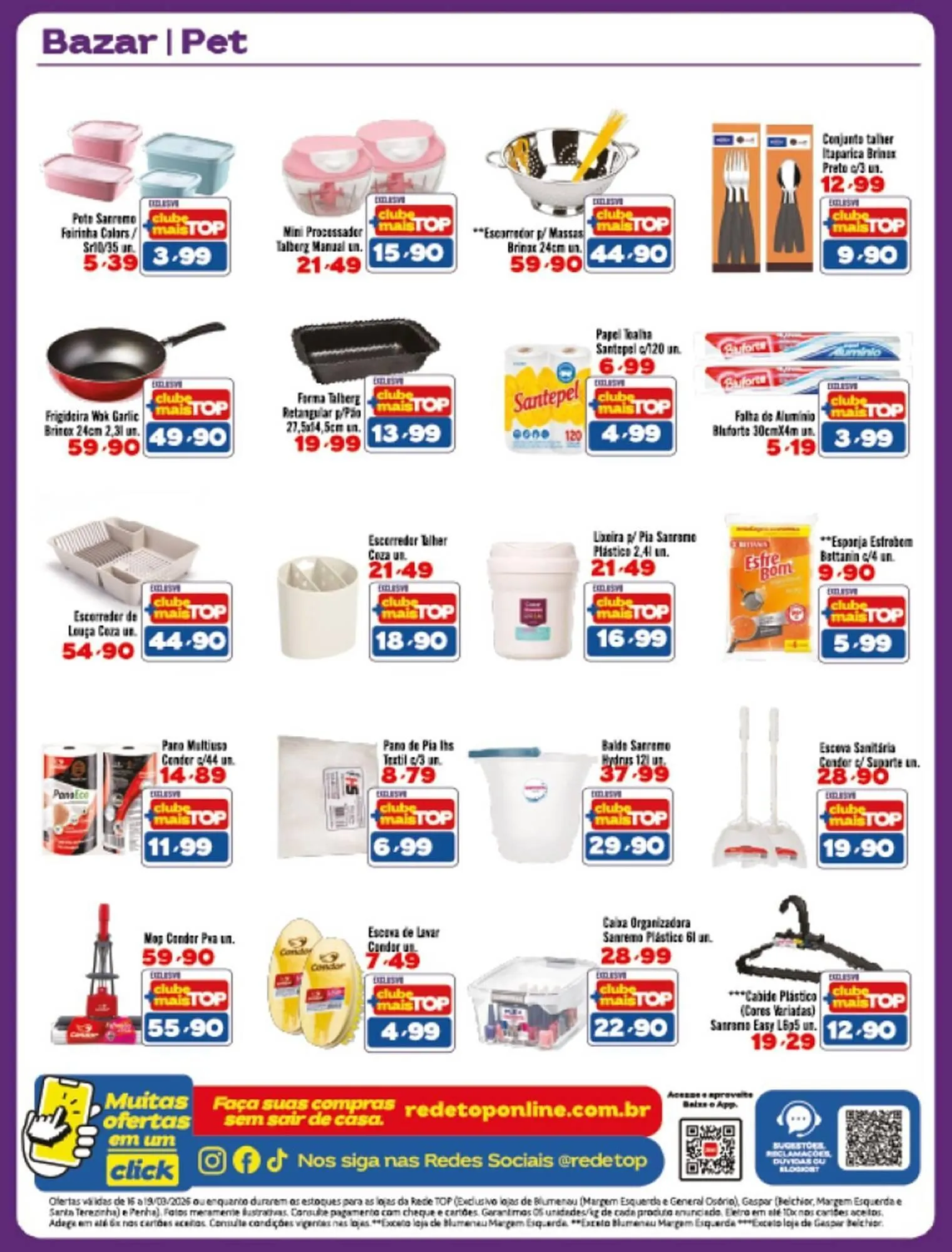 Encarte de Encarte Rede Top 16 de março até 20 de março 2026 - Pagina 8