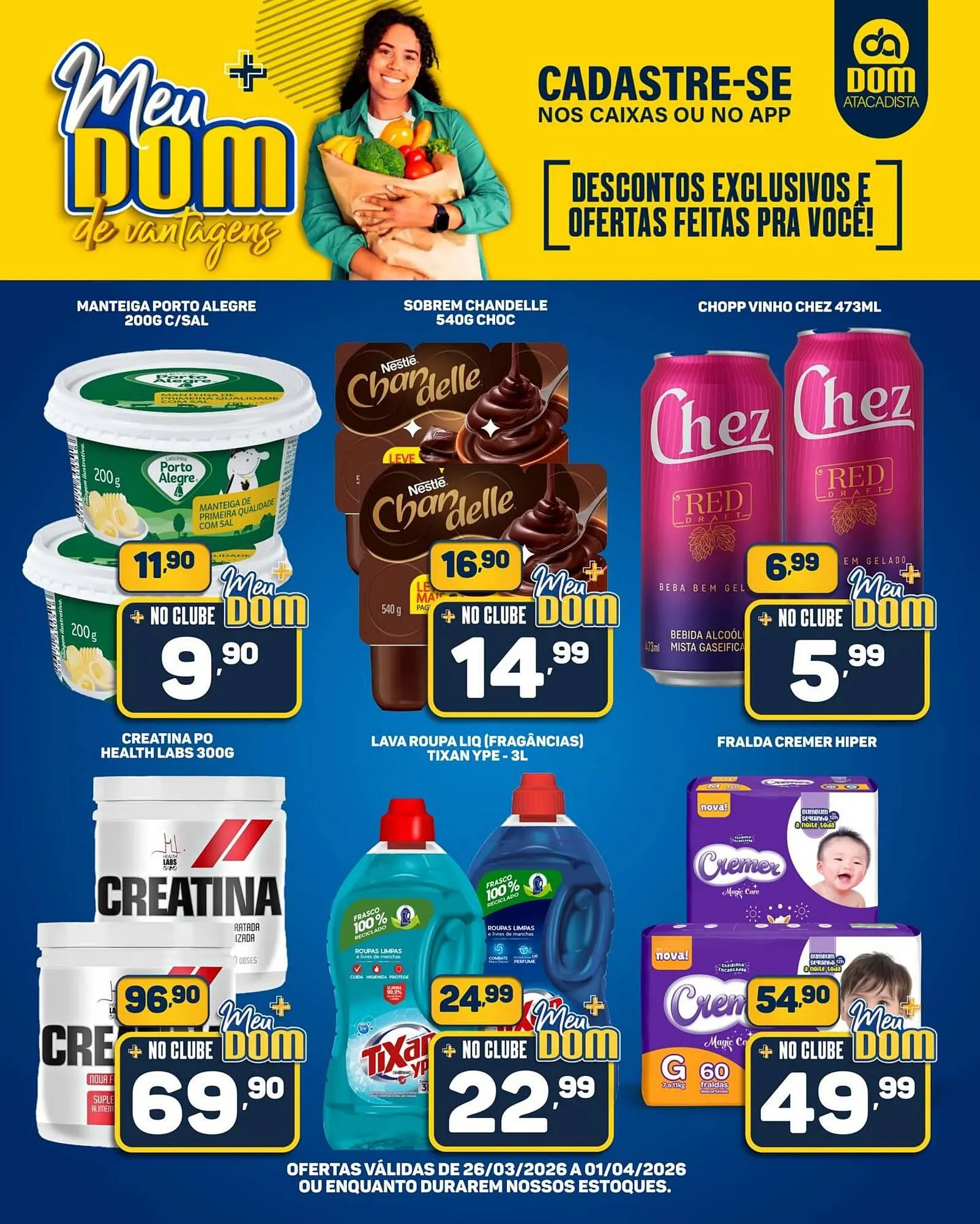 Encarte de Encarte Dom Atacadista 27 de março até 1 de abril 2026 - Pagina 1