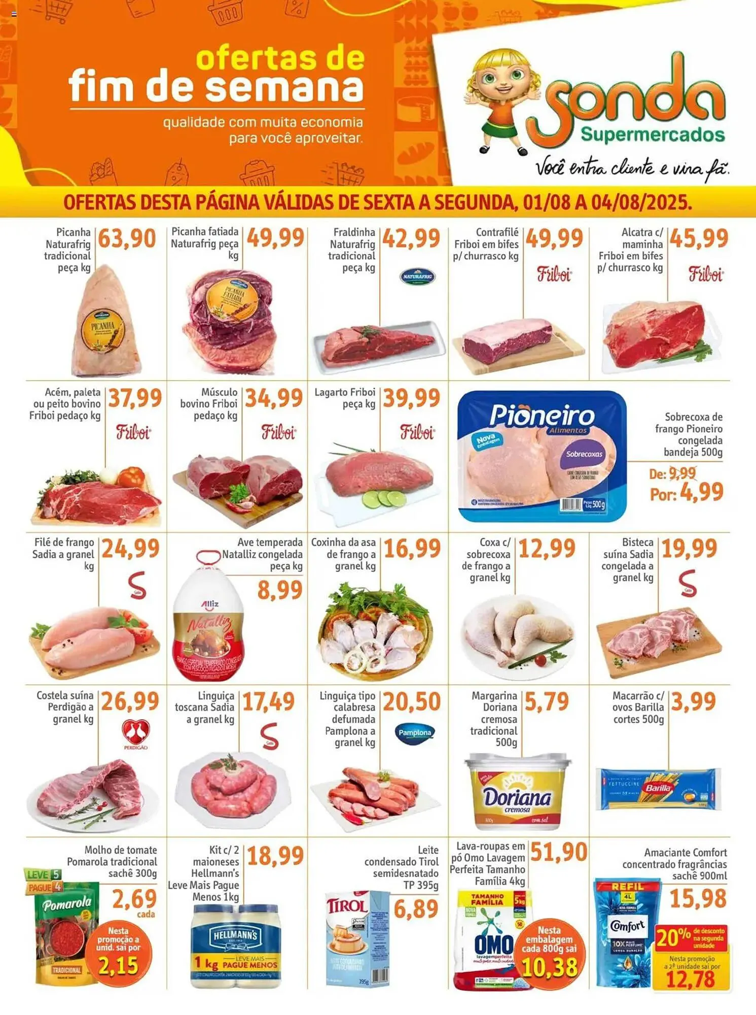 Encarte de Catálogo Sonda 1 de agosto até 5 de agosto 2025 - Pagina 1