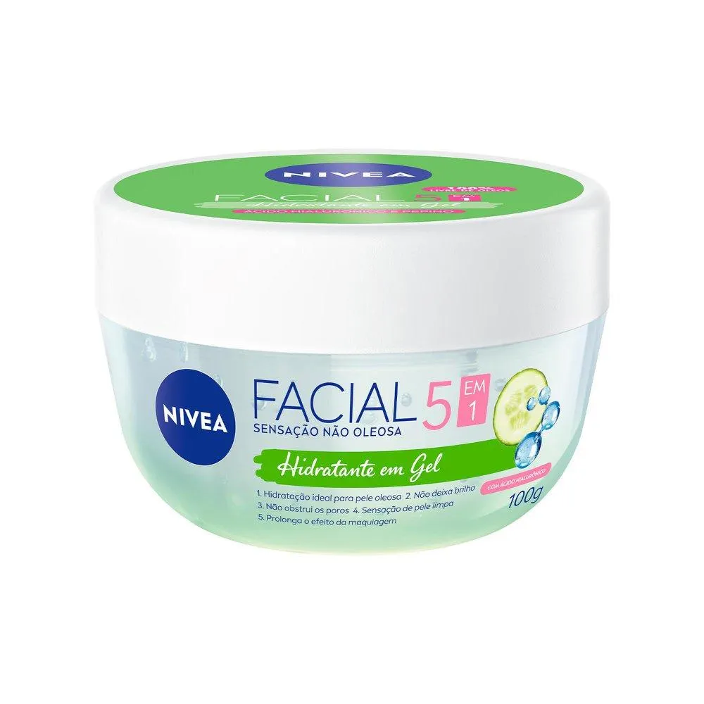 Hidratante Facial em Gel Nivea Ultraleve 7 em 1 100g