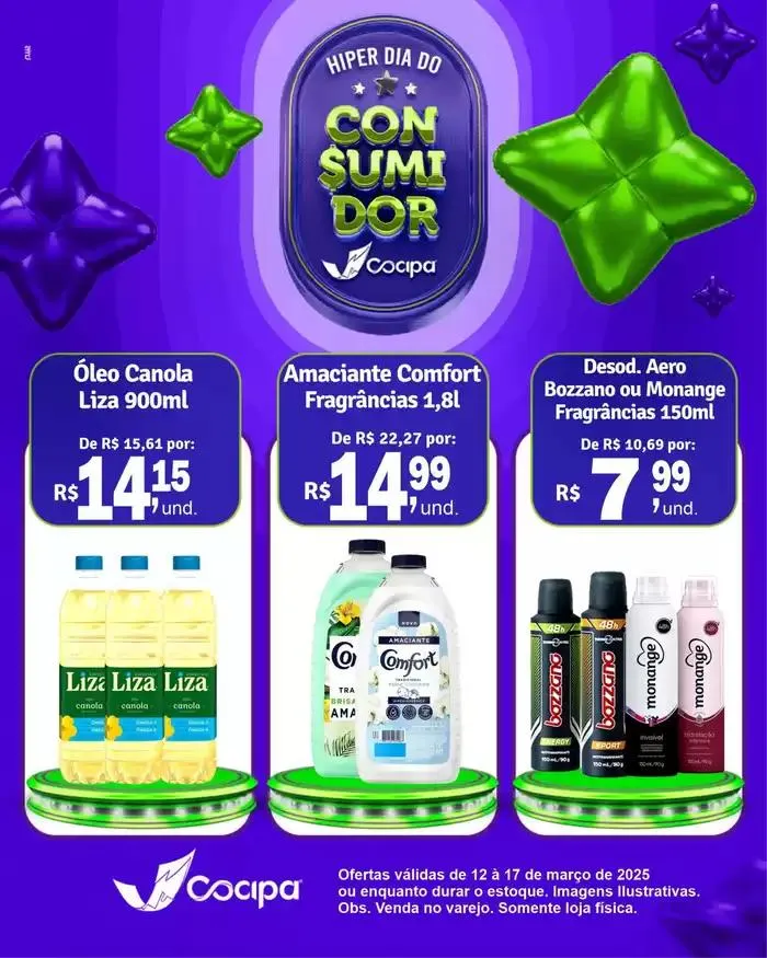 Encarte de Encarte Cocipa 12 de março até 17 de março 2025 - Pagina 1