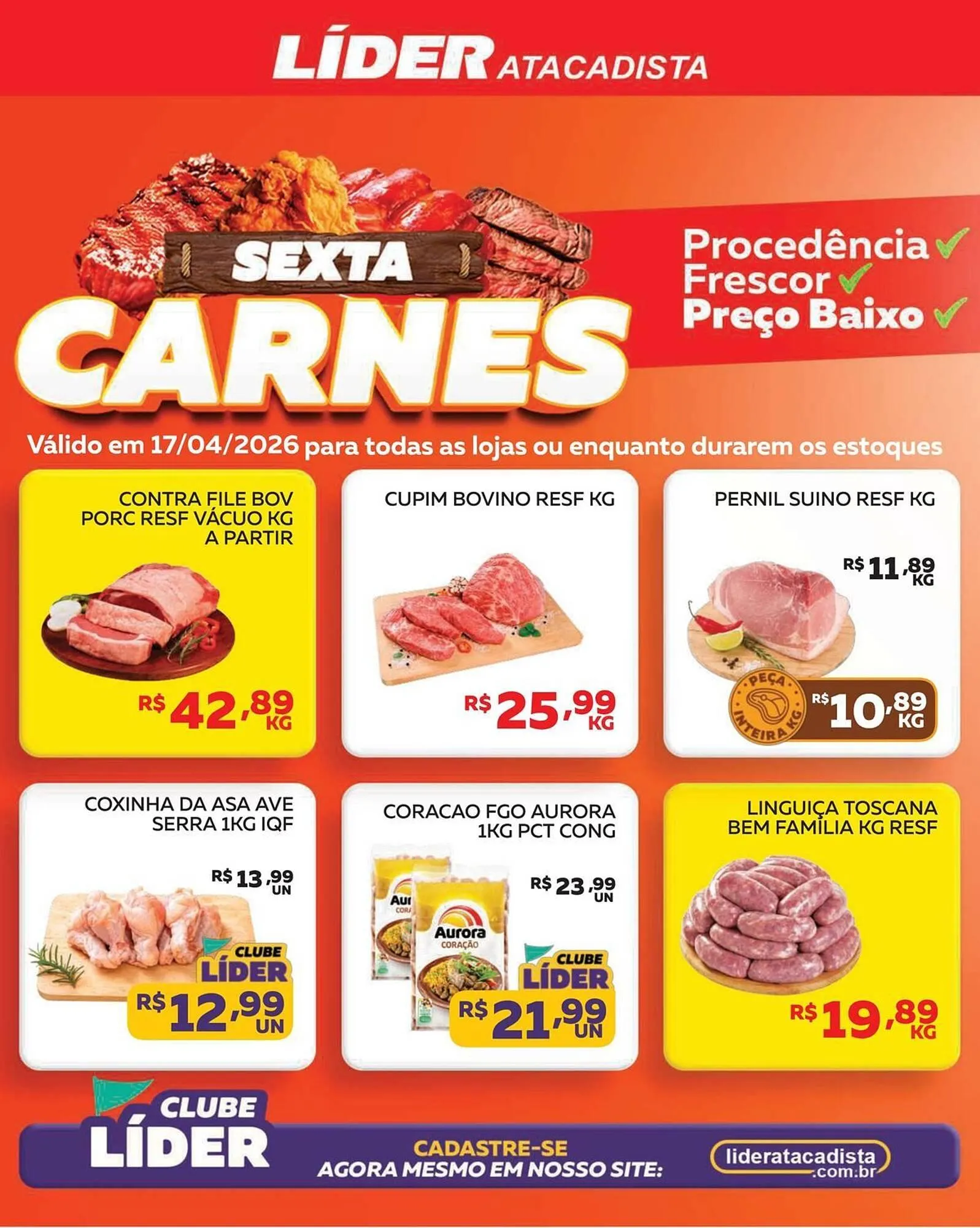 Encarte de Encarte Lider Atacadista 17 de abril até 17 de abril 2026 - Pagina 1