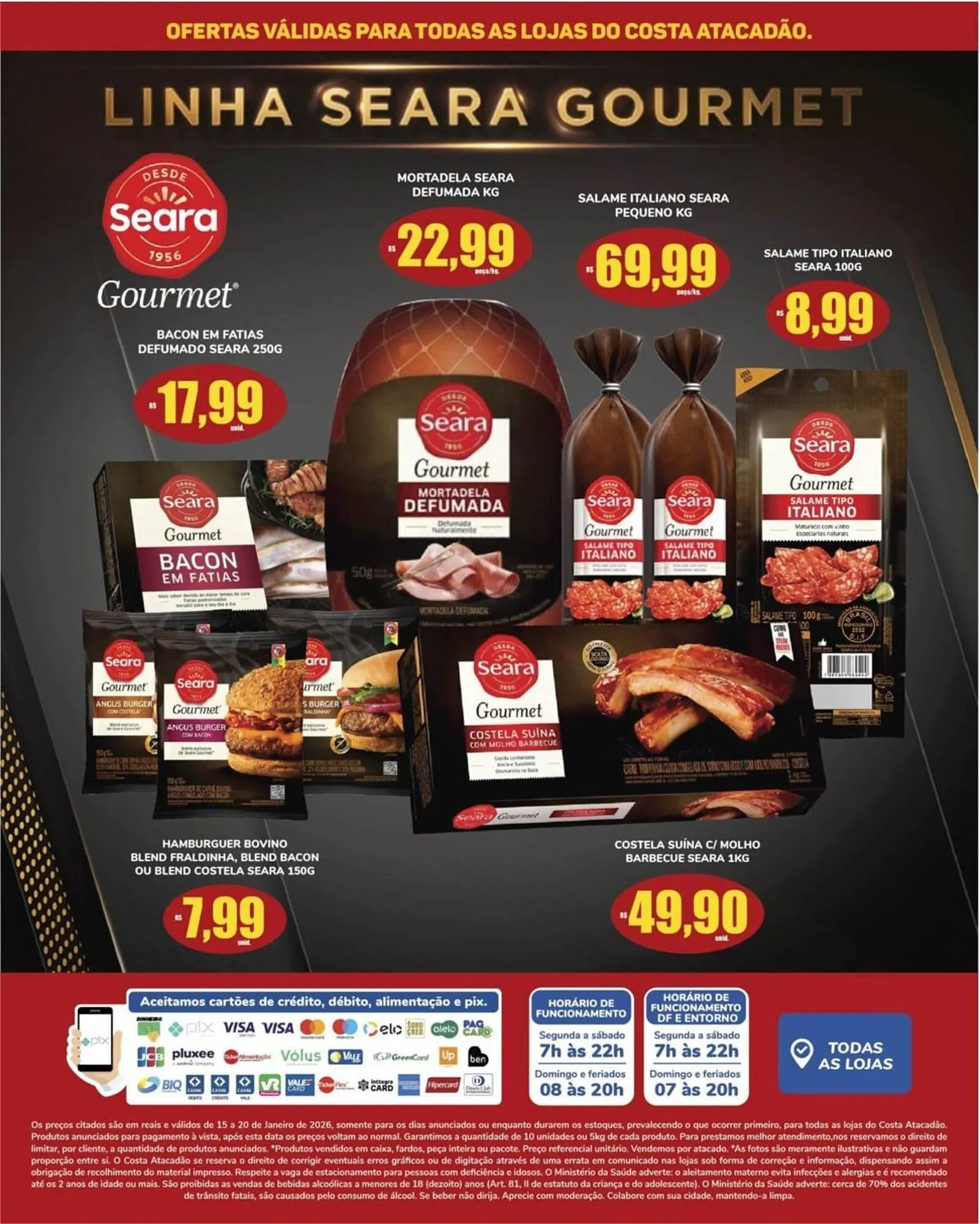 Encarte de Tabloide Costa Atacadão 15 de janeiro até 20 de janeiro 2026 - Pagina 2