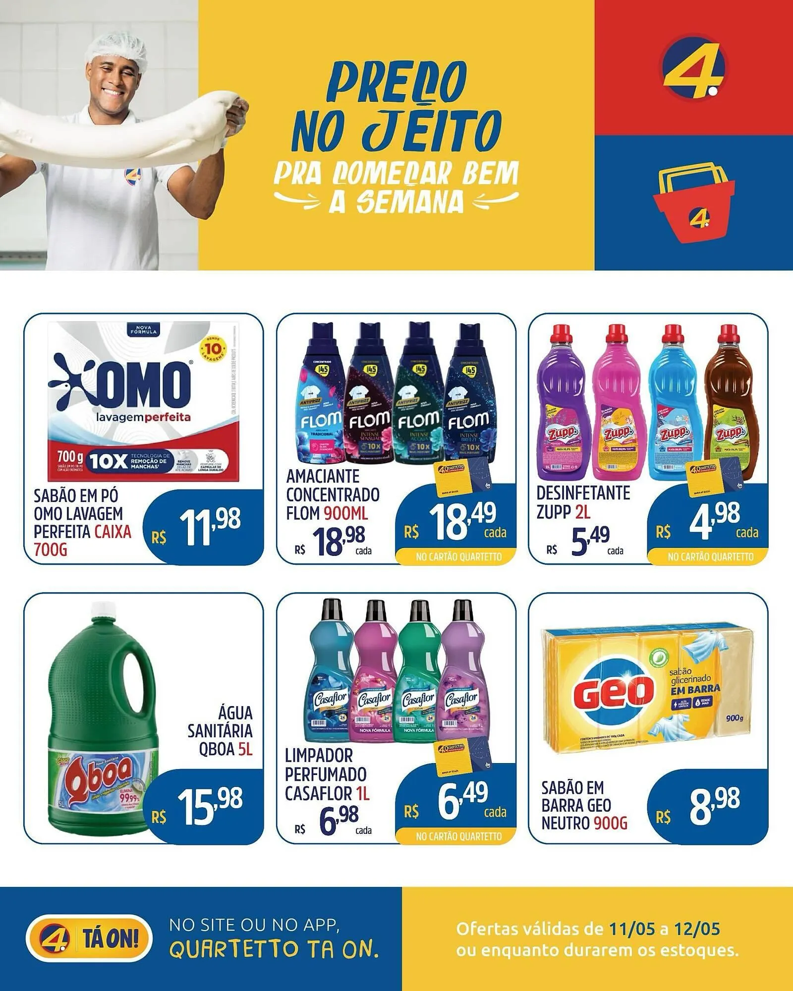 Encarte de Catálogo Quartetto Supermercados 11 de maio até 12 de maio 2026 - Pagina 6