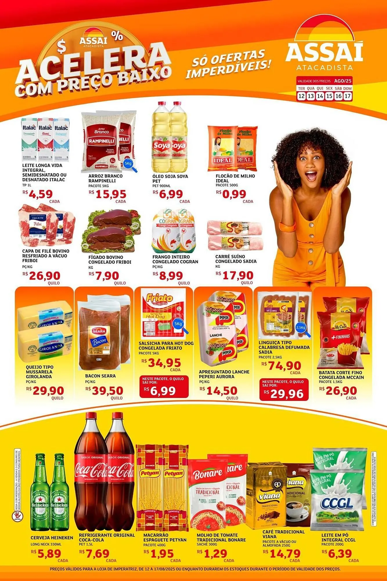 Encarte de Catálogo Assaí Atacadista 16 de agosto até 17 de agosto 2025 - Pagina 1