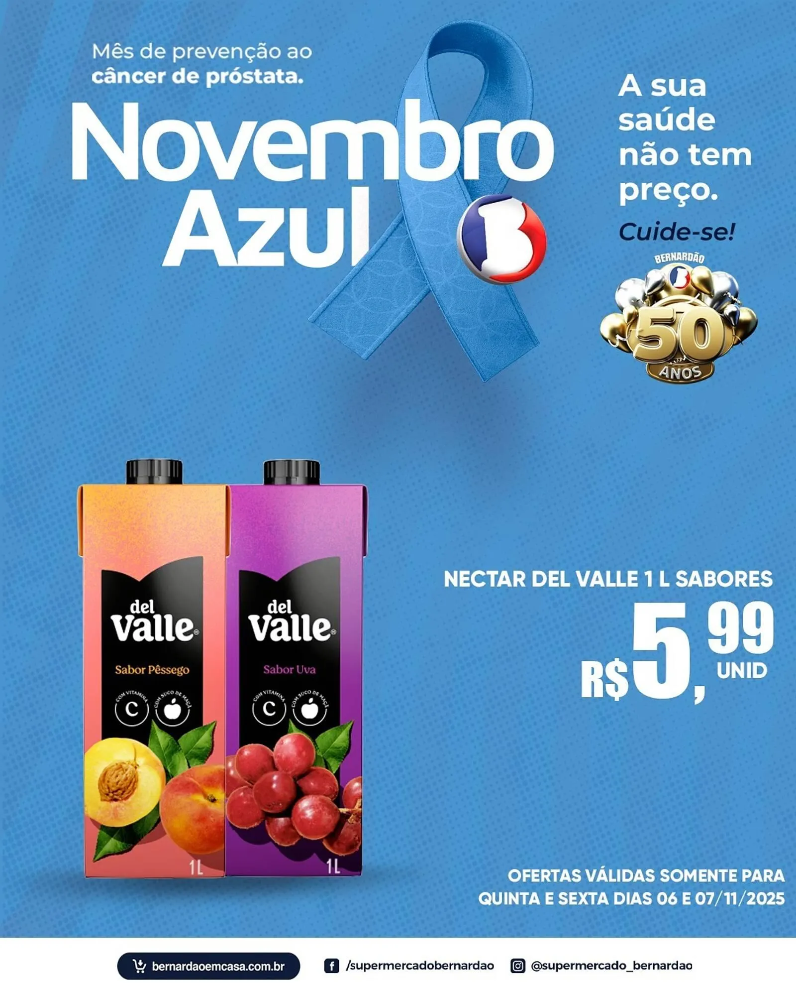 Encarte de Catálogo Supermercado Bernardão 6 de novembro até 7 de novembro 2025 - Pagina 1
