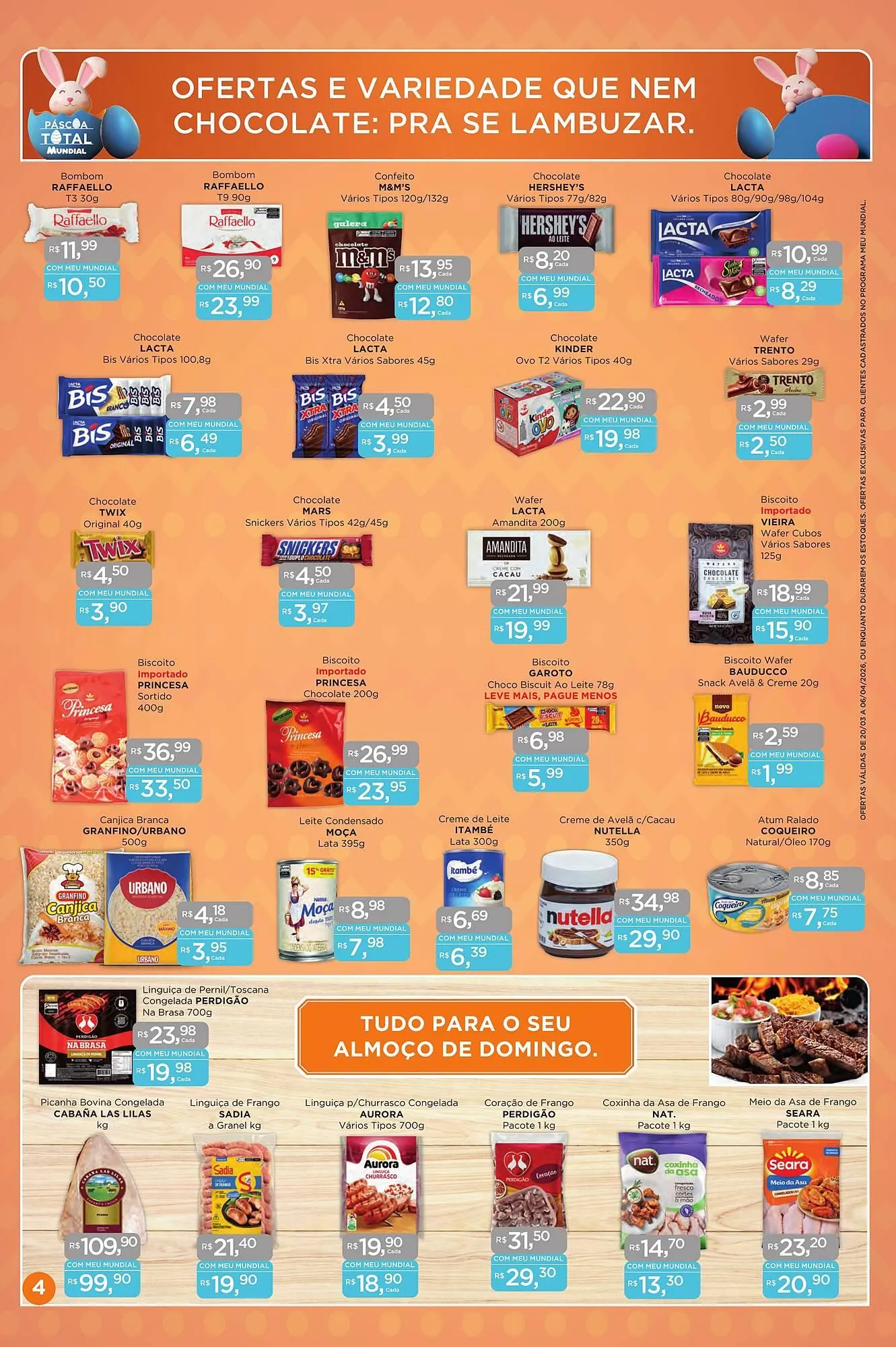Encarte de Encarte Supermercados Mundial 19 de março até 6 de abril 2026 - Pagina 4