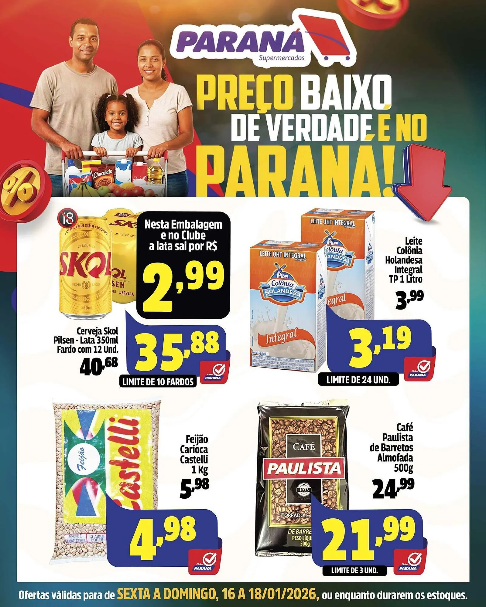 Encarte de Folheto Supermercado Paraná 16 de janeiro até 18 de janeiro 2026 - Pagina 5