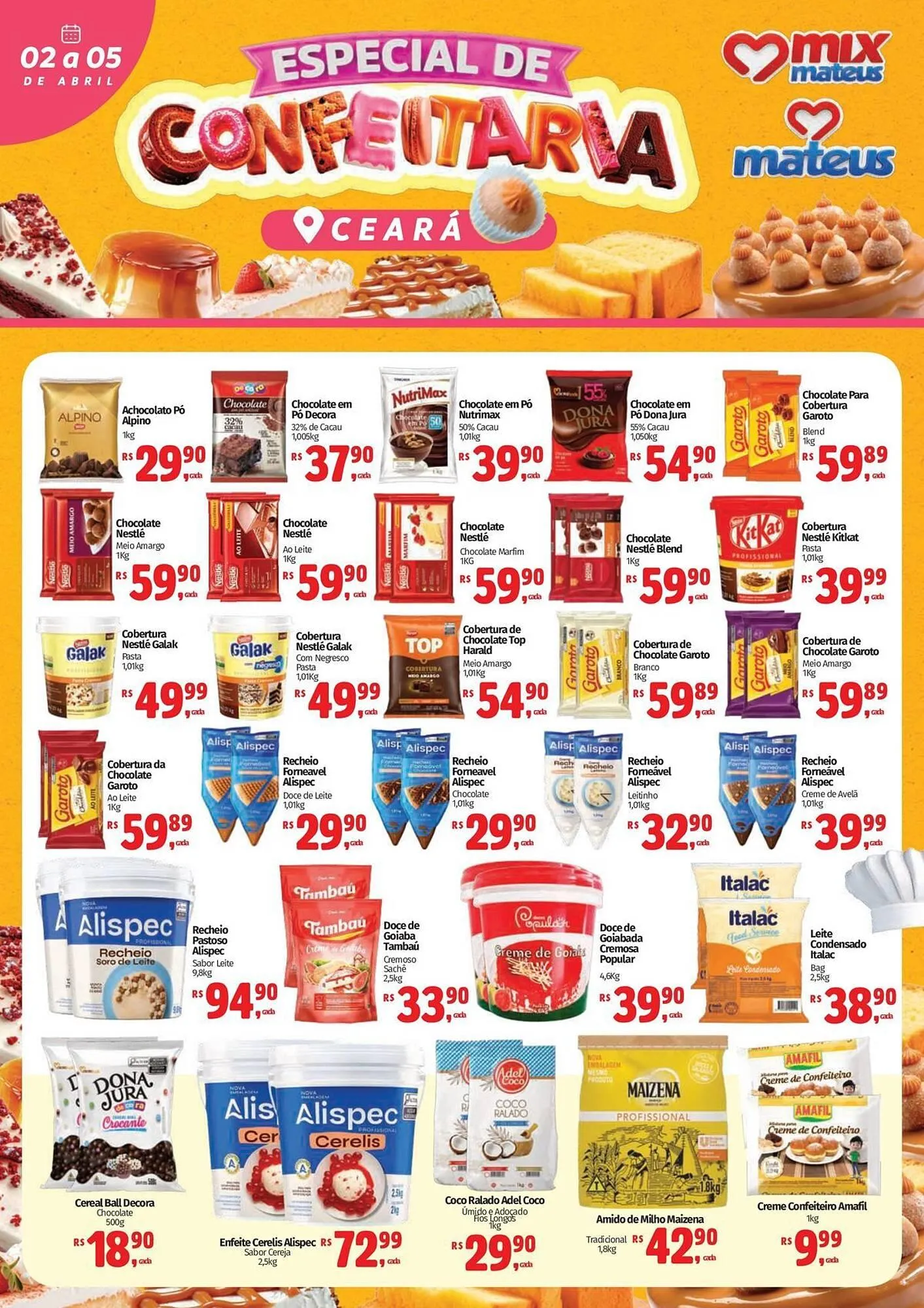 Encarte de Catálogo Supermercados Mateus 3 de abril até 5 de abril 2026 - Pagina 1