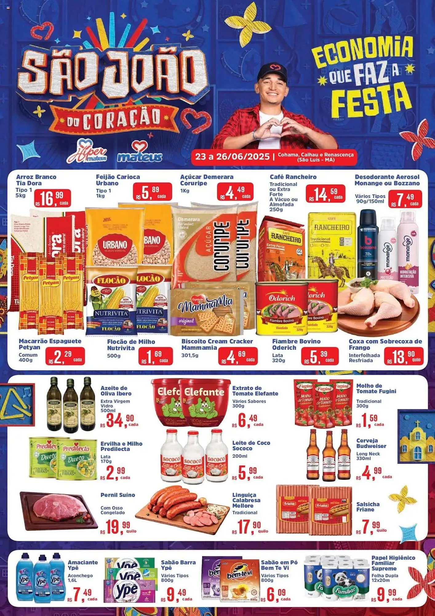 Encarte de Catálogo Supermercados Mateus 23 de junho até 26 de junho 2025 - Pagina 1