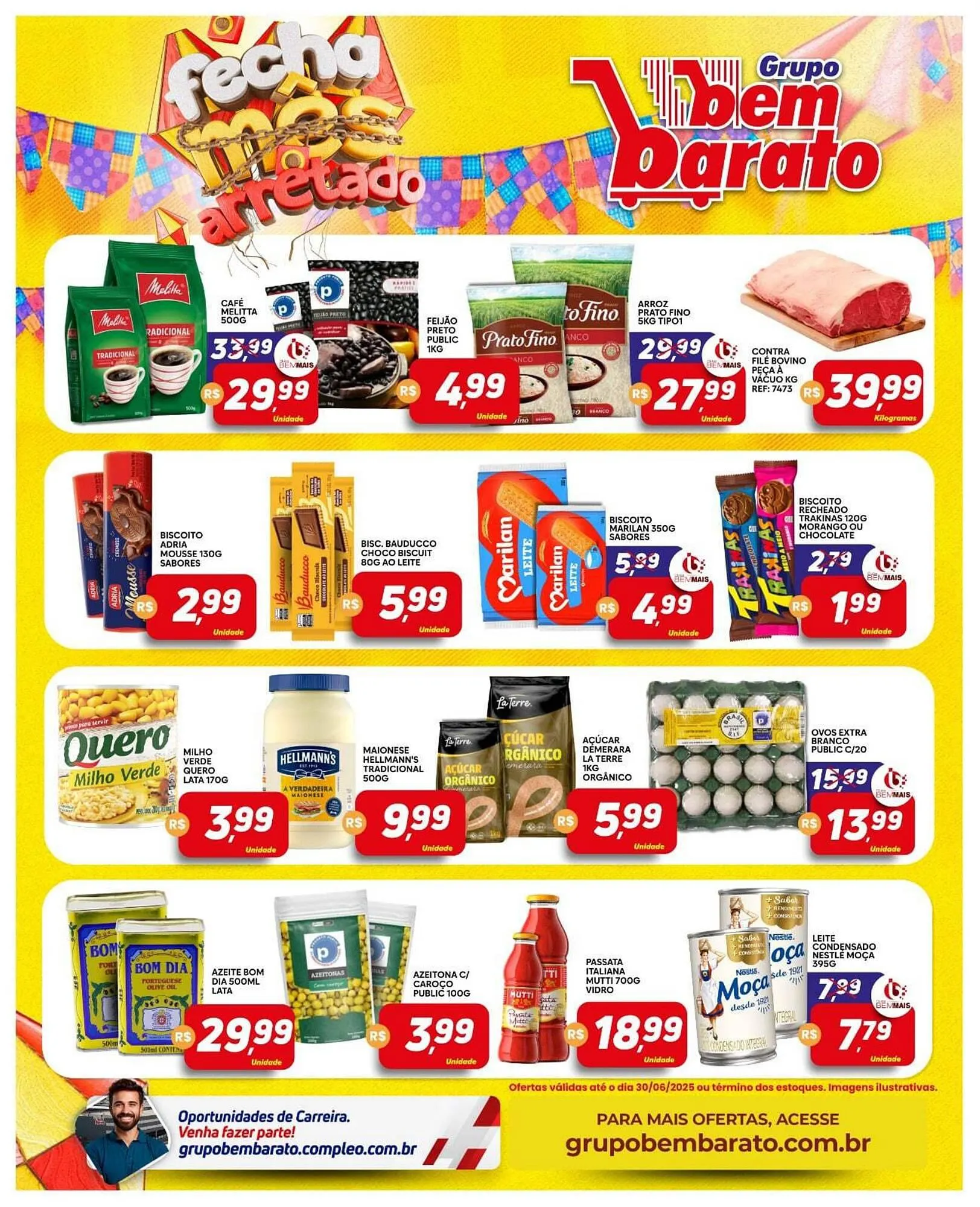 Encarte de Catálogo Supermercado Bem Barato 25 de junho até 30 de junho 2025 - Pagina 3