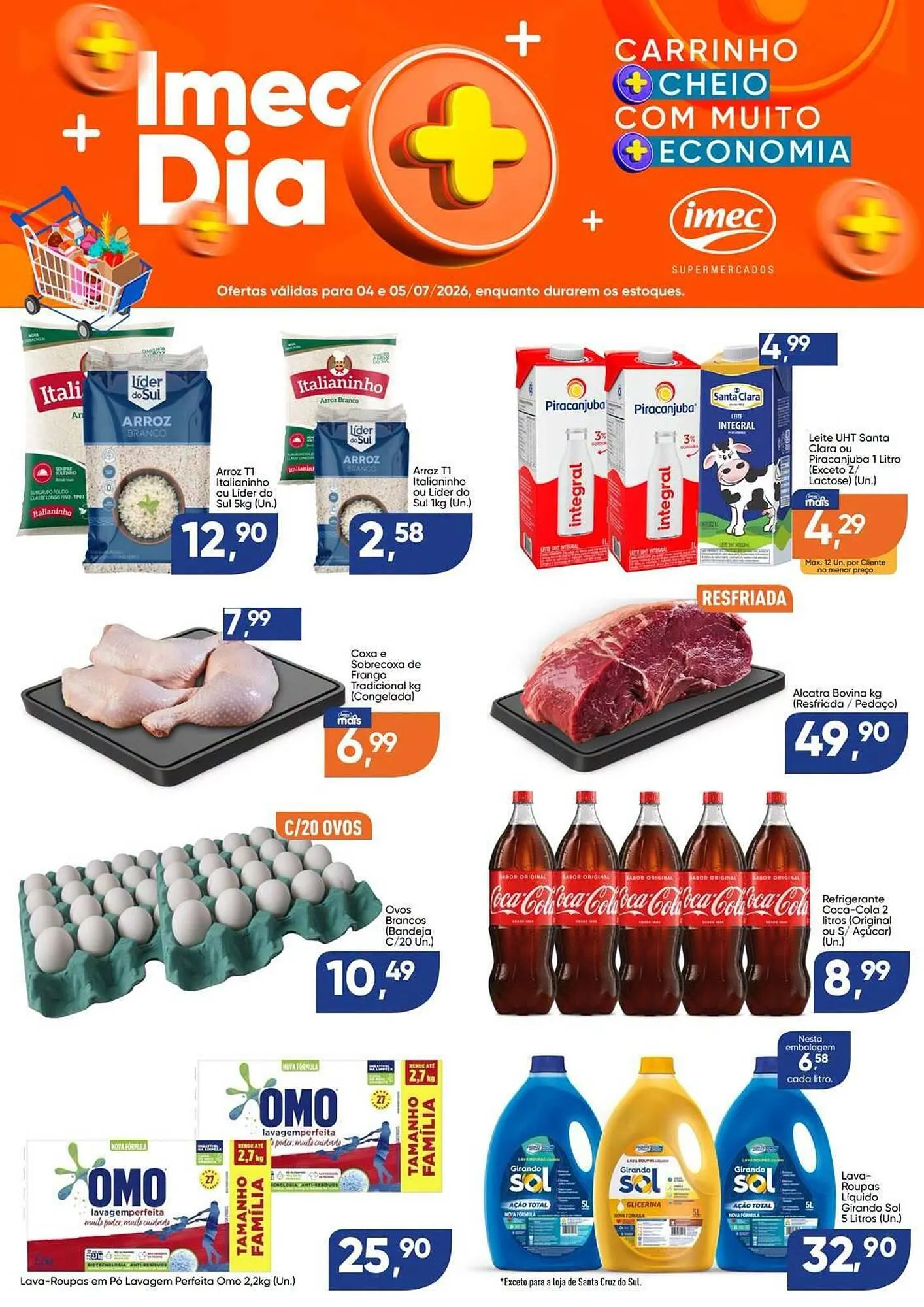 Encarte de Catálogo Imec Supermercados 3 de julho até 5 de julho 2026 - Pagina 1