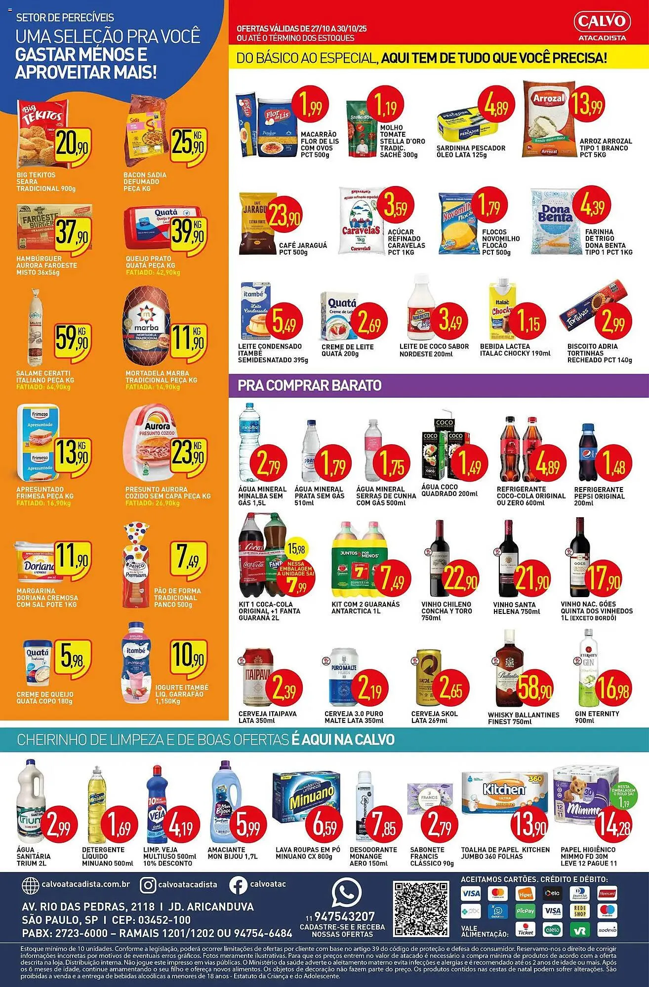 Encarte de Folheto Calvo Atacadista 27 de outubro até 31 de outubro 2025 - Pagina 2