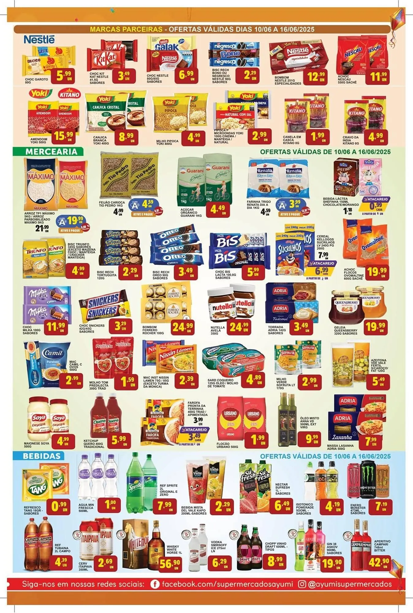 Encarte de Catálogo Ayumi Supermercados 10 de junho até 15 de junho 2025 - Pagina 3