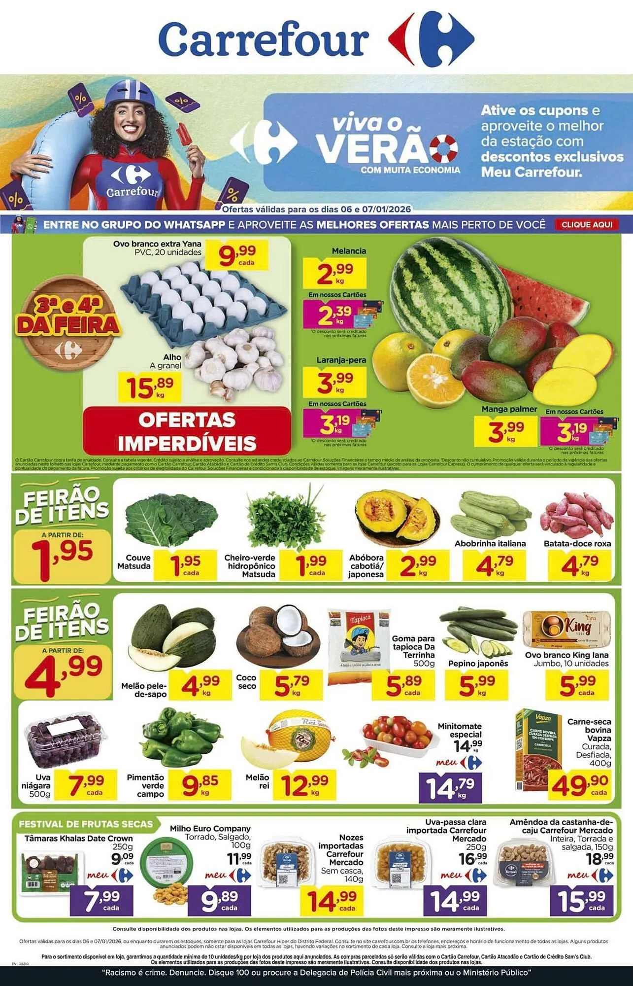 Encarte de Folheto Carrefour 6 de janeiro até 7 de janeiro 2026 - Pagina 1