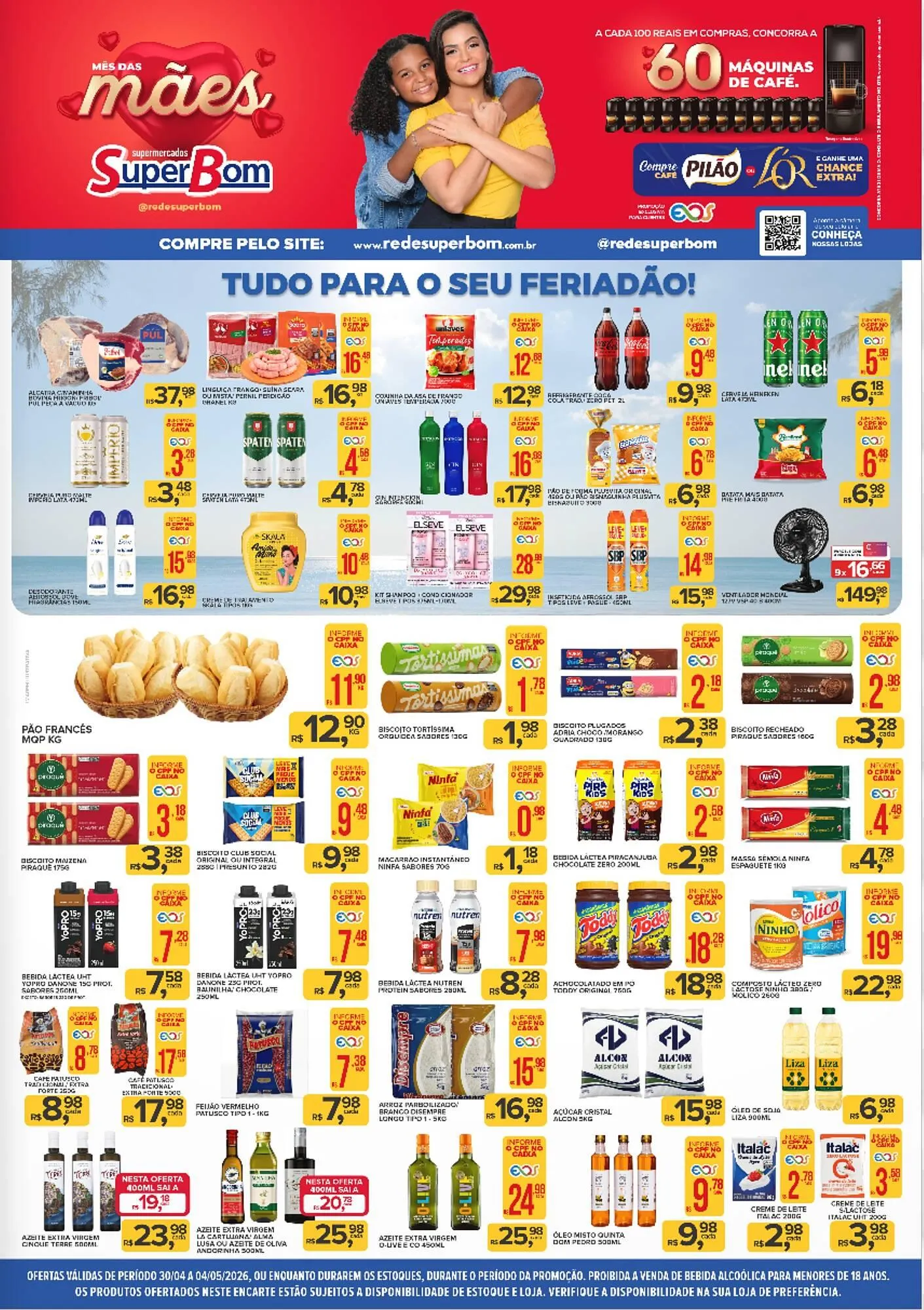 Encarte de Encarte Super Bom 30 de abril até 4 de maio 2026 - Pagina 1