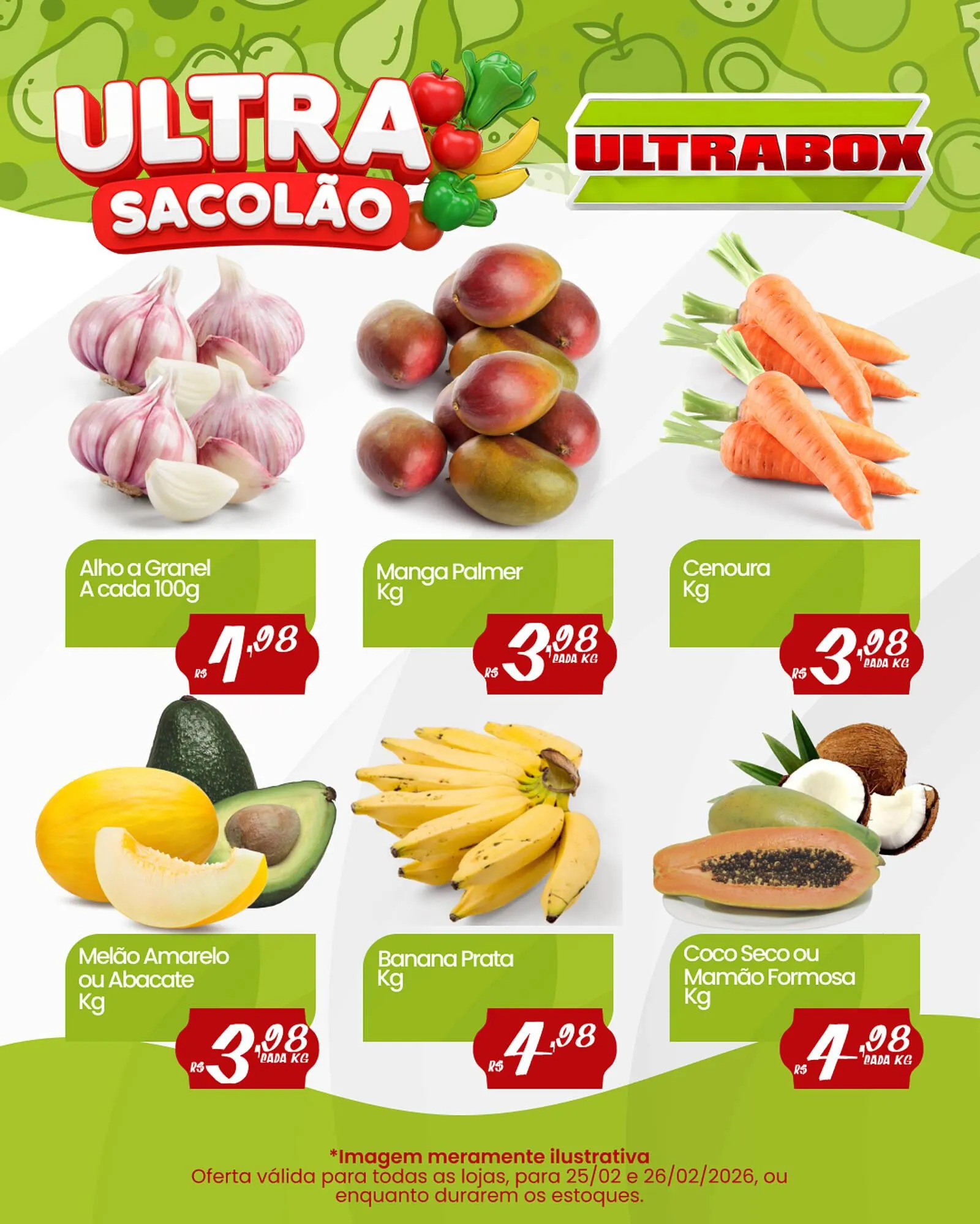 Encarte de Panfleto Ultrabox 25 de fevereiro até 26 de fevereiro 2026 - Pagina 1