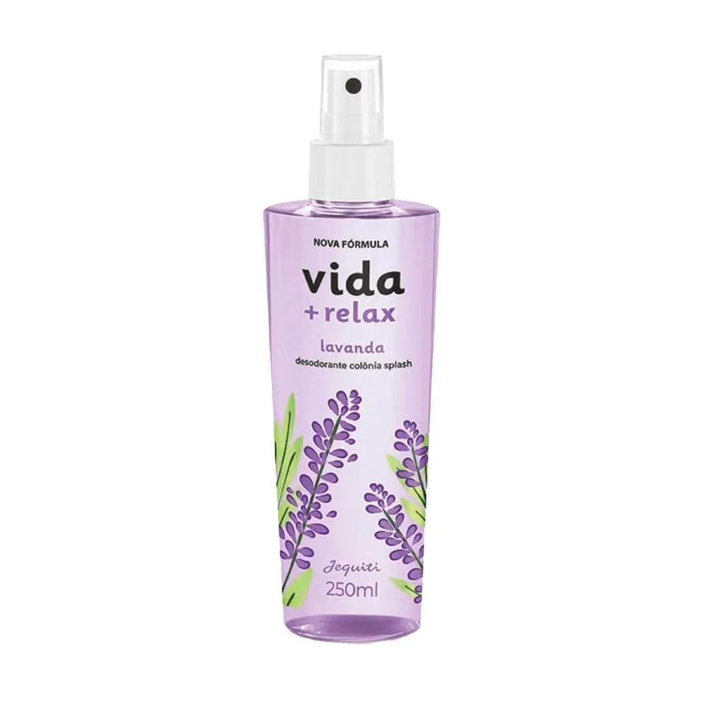 Deo Colônia Splash Vida Relax Lavanda Jequiti - 250ml