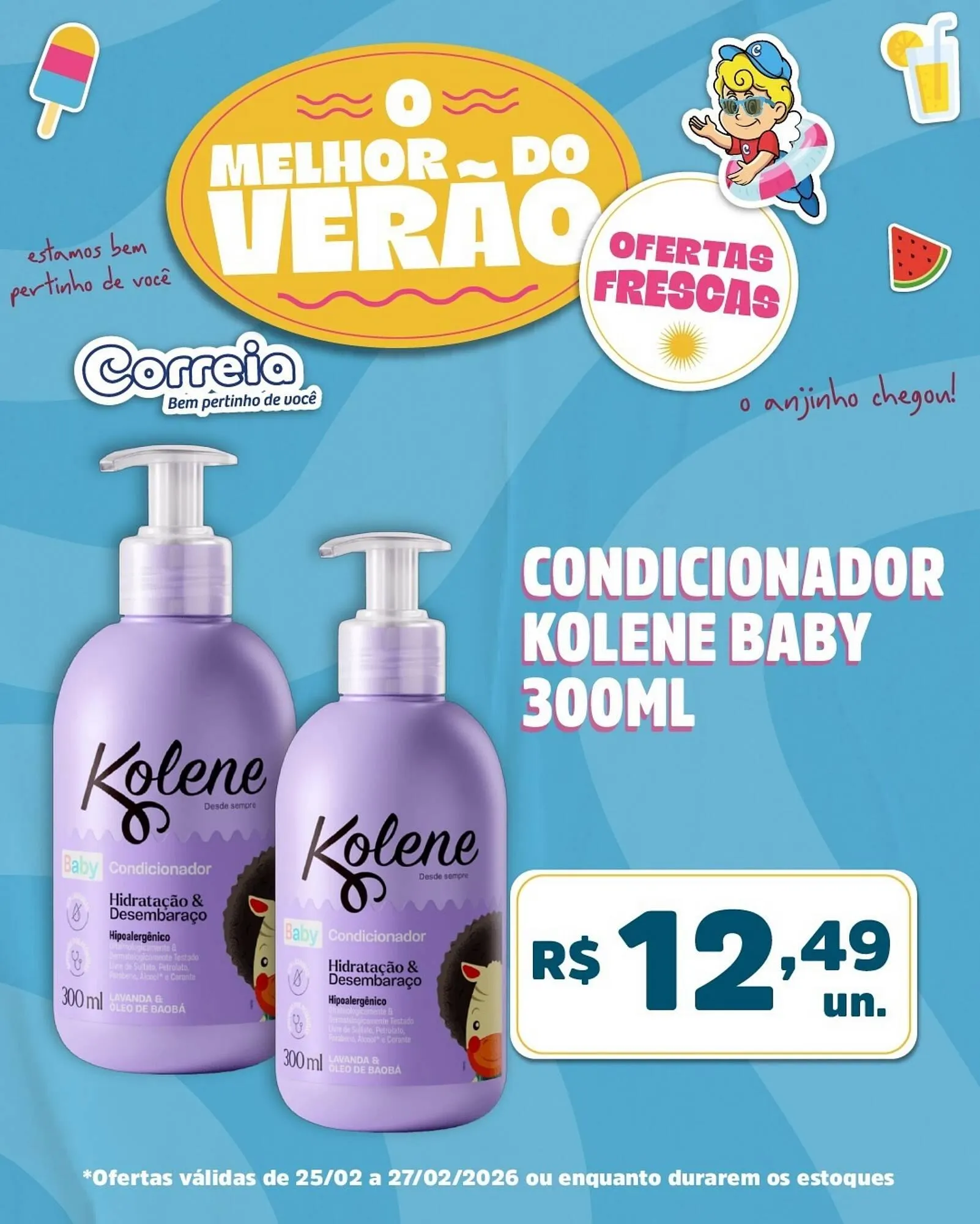 Encarte de Catálogo Supermercados Correia 25 de fevereiro até 27 de fevereiro 2026 - Pagina 1