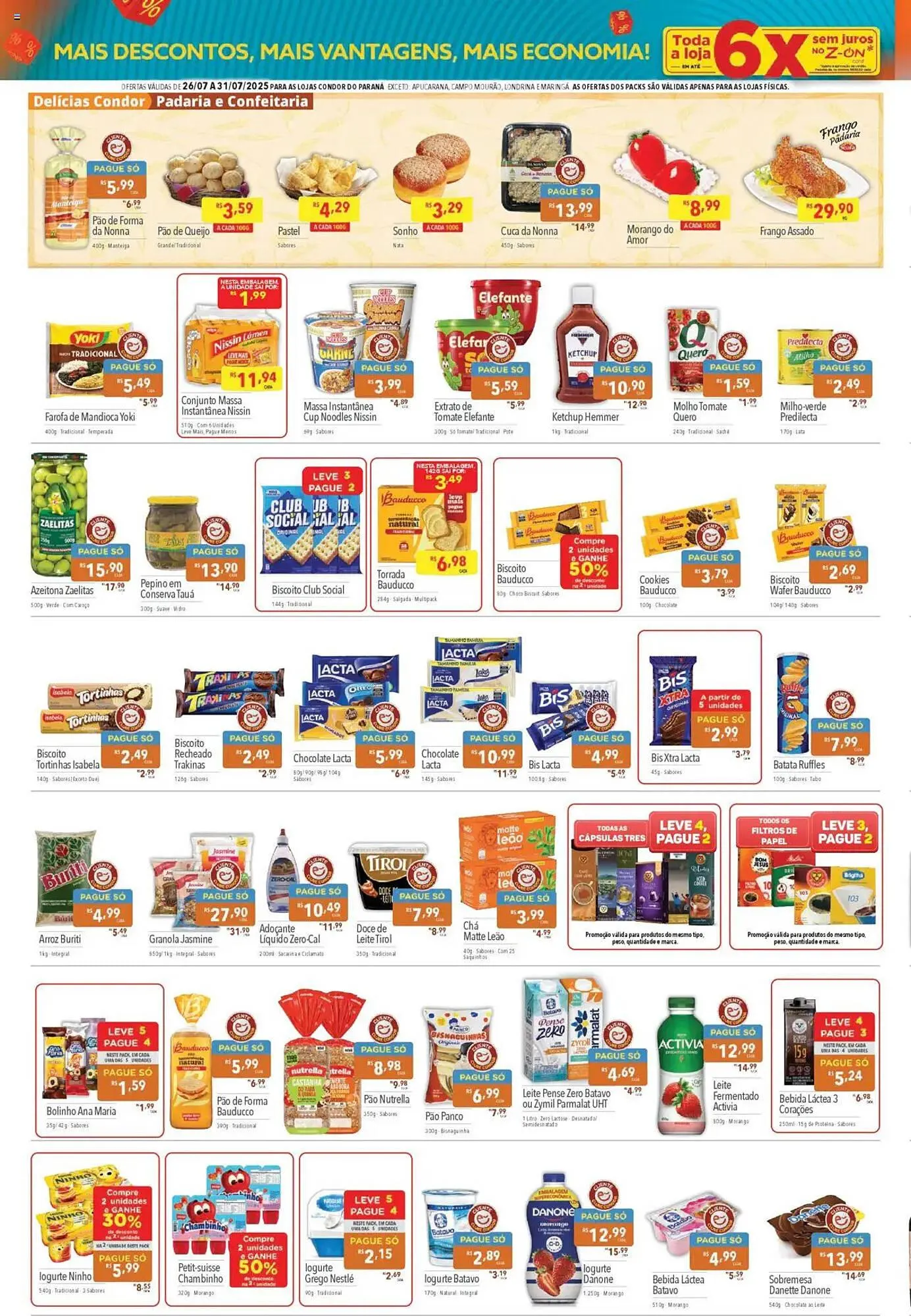 Encarte de Catálogo Supermercados Condor 26 de julho até 31 de julho 2025 - Pagina 2