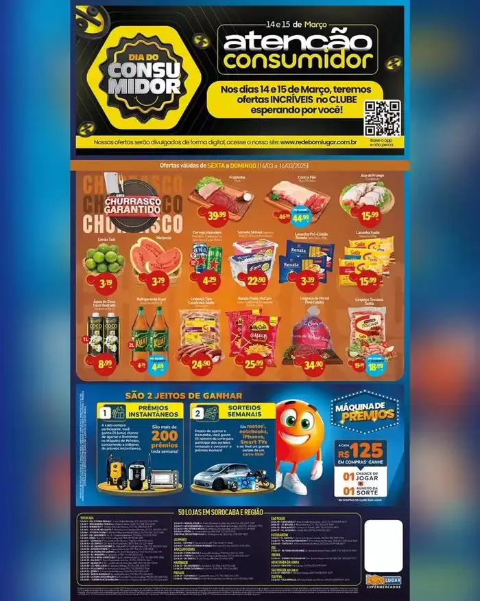 Encarte de Encarte Rede Bom Lugar 14 de março até 16 de março 2025 - Pagina 1