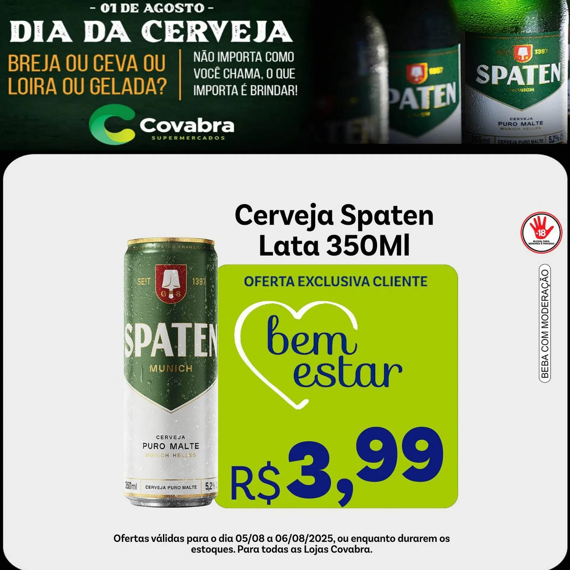 Encarte de Catálogo Covabra Supermercados 5 de agosto até 6 de agosto 2025 - Pagina 3