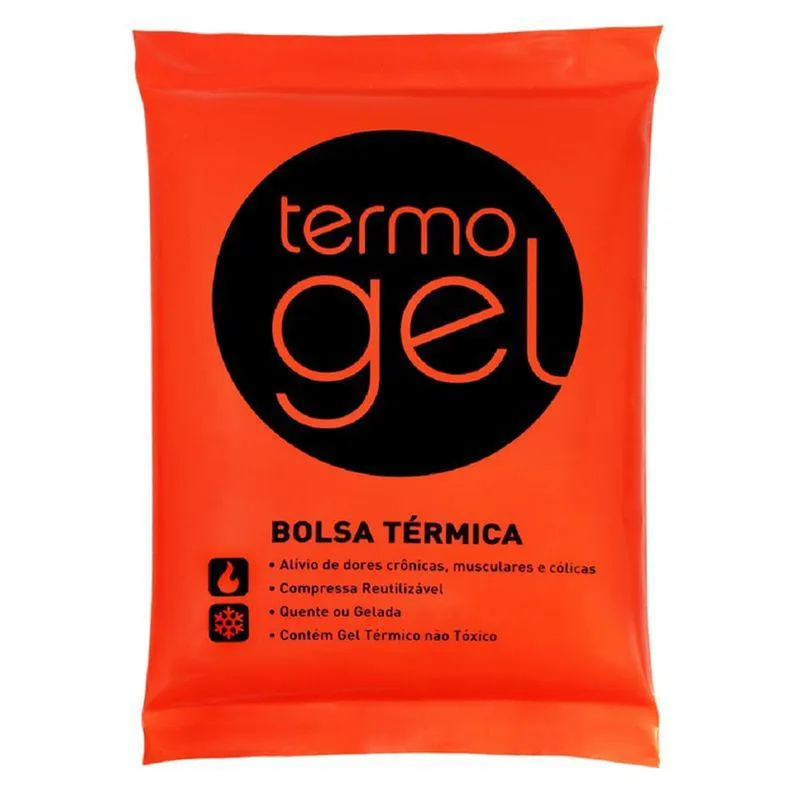 Bolsa Térmica Reutilizável Grande Gel Quente / Gelada 23x15cm - Termogel
