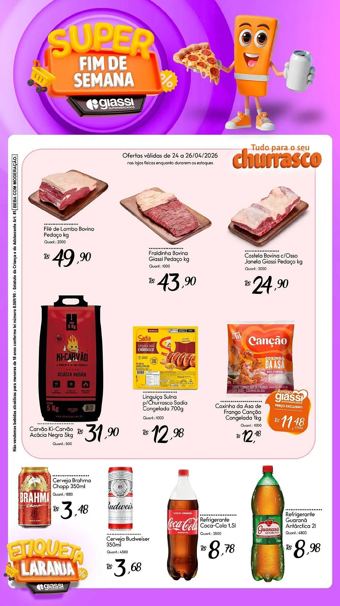 Encarte de Encarte Giassi Supermercados 24 de abril até 26 de abril 2026 - Pagina 2