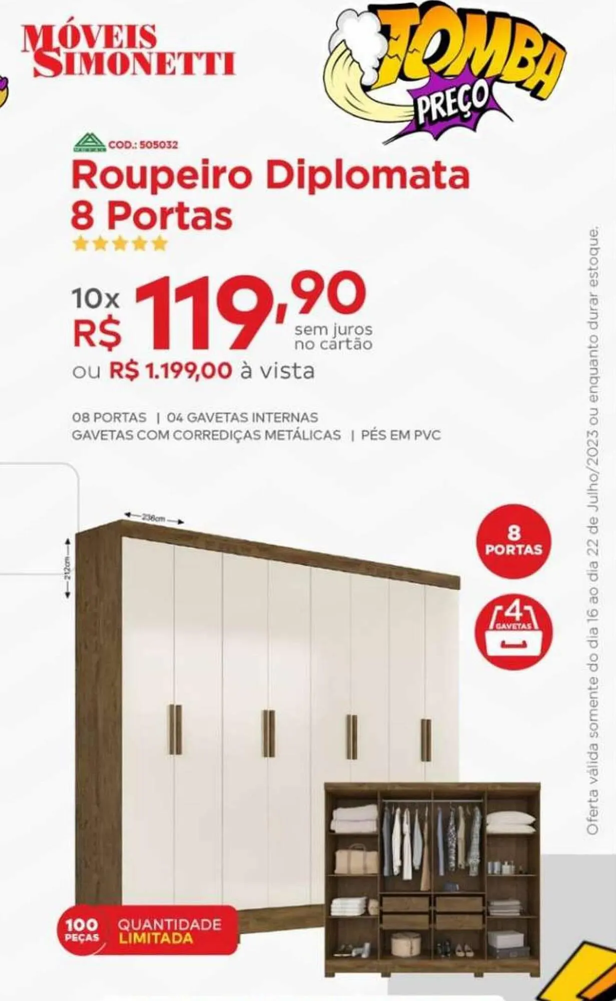 Encarte de Catálogo Móveis Simonetti 18 de julho até 22 de julho 2023 - Pagina 2