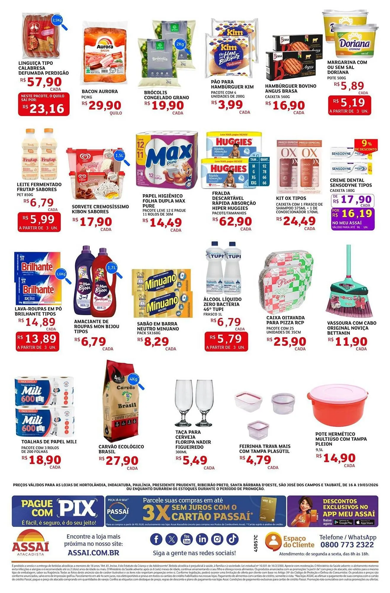 Encarte de Encarte Assaí Atacadista 16 de março até 19 de março 2026 - Pagina 2