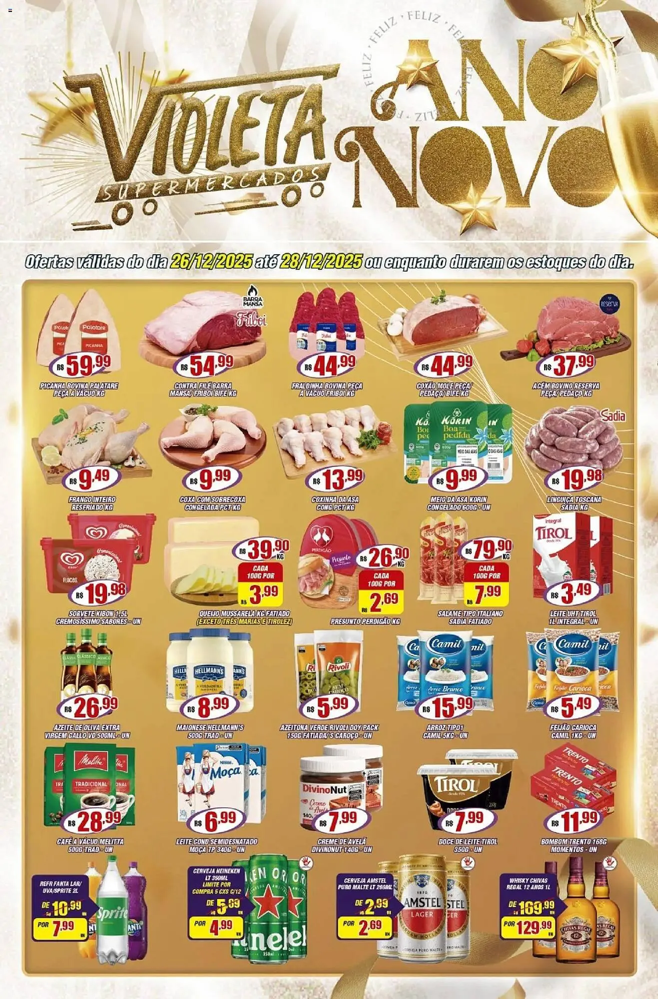 Encarte de Catálogo Violeta Supermercados 26 de dezembro até 28 de dezembro 2025 - Pagina 1