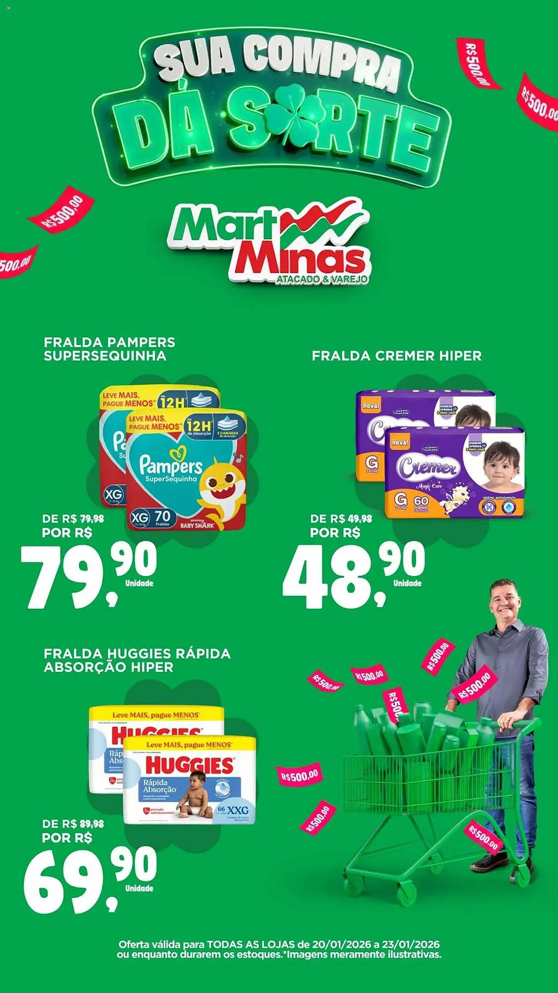 Encarte de Folheto Mart Minas 20 de janeiro até 23 de janeiro 2026 - Pagina 3