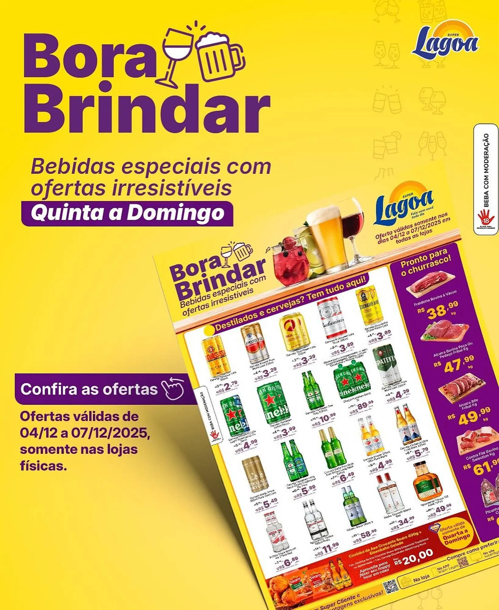 Encarte de Encarte Super Lagoa 4 de dezembro até 7 de dezembro 2025 - Pagina 1