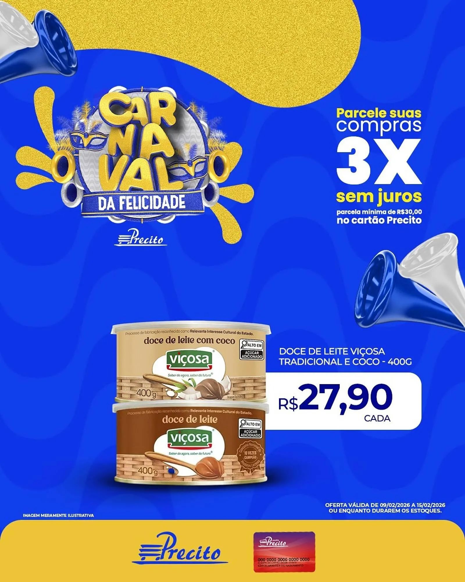 Encarte de Catálogo Supermercado Precito 9 de fevereiro até 15 de fevereiro 2026 - Pagina 4