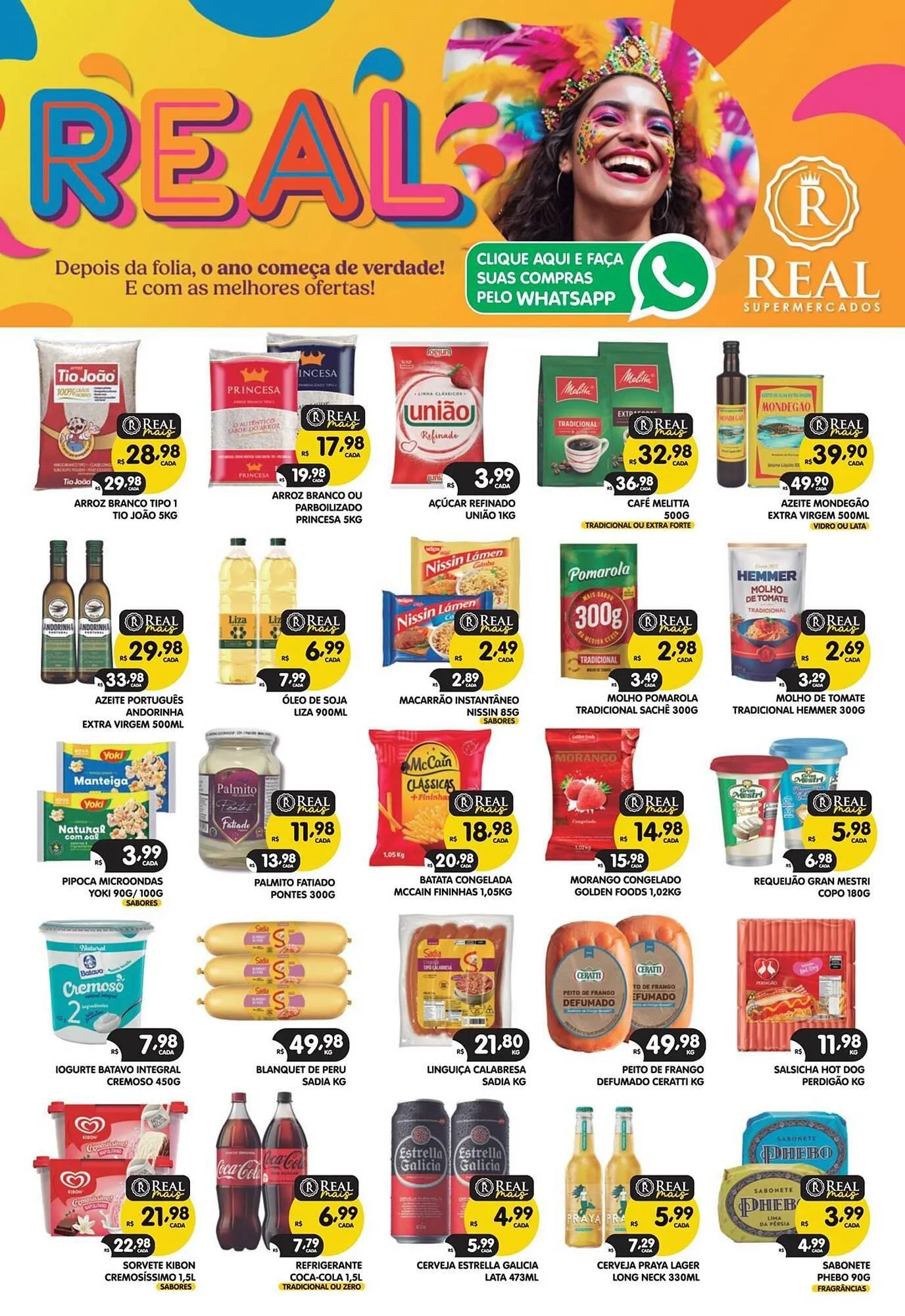 Encarte de Encarte Supermercados Real 23 de fevereiro até 8 de março 2026 - Pagina 1