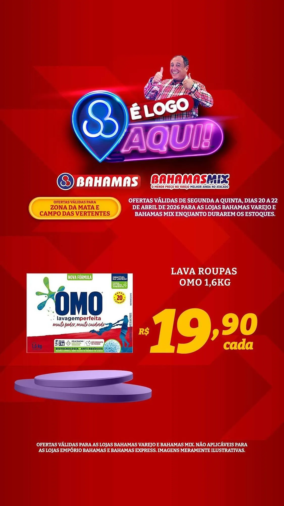 Encarte de Catálogo Bahamas Supermercados 20 de abril até 22 de abril 2026 - Pagina 2