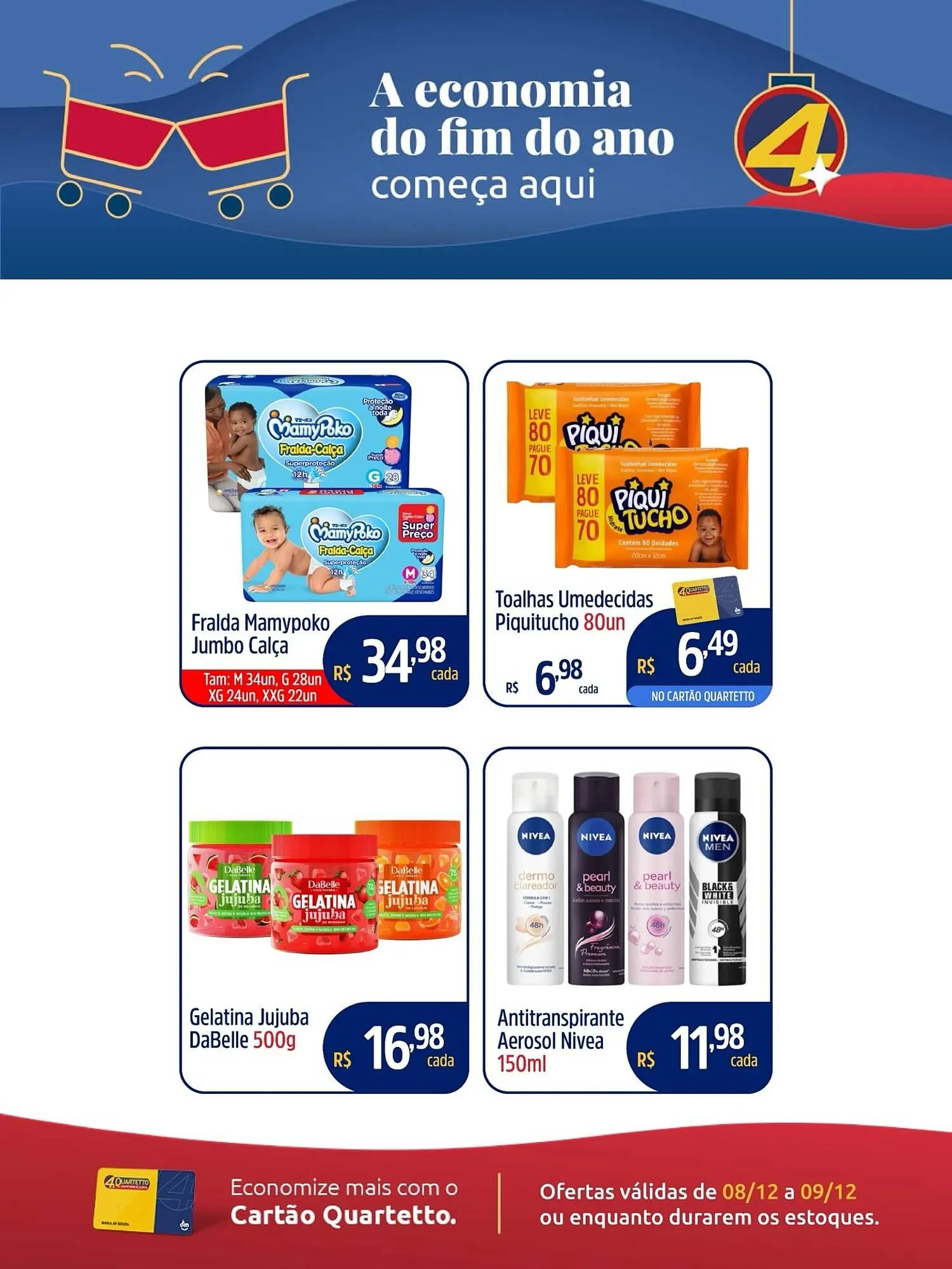 Encarte de Catálogo Quartetto Supermercados 8 de dezembro até 9 de dezembro 2025 - Pagina 2