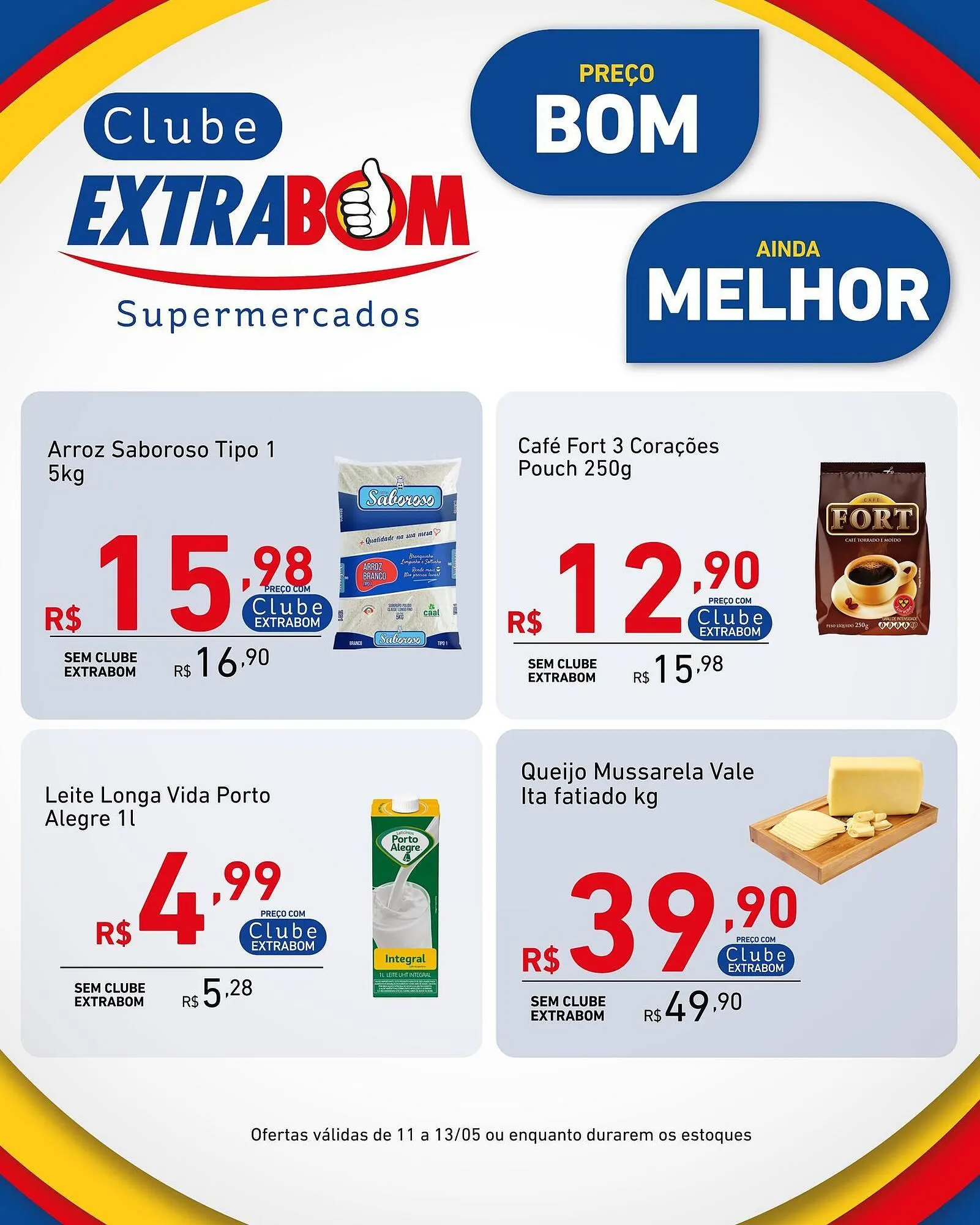 Encarte de Catálogo Extrabom Supermercados 11 de maio até 13 de maio 2026 - Pagina 1