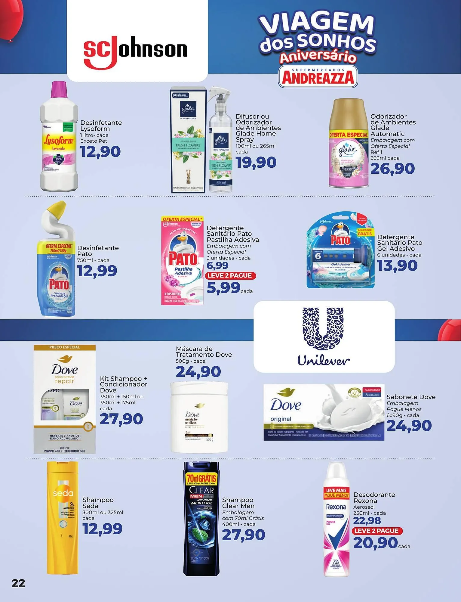 Encarte de Catálogo Supermercados Andreazza 14 de agosto até 23 de agosto 2025 - Pagina 22