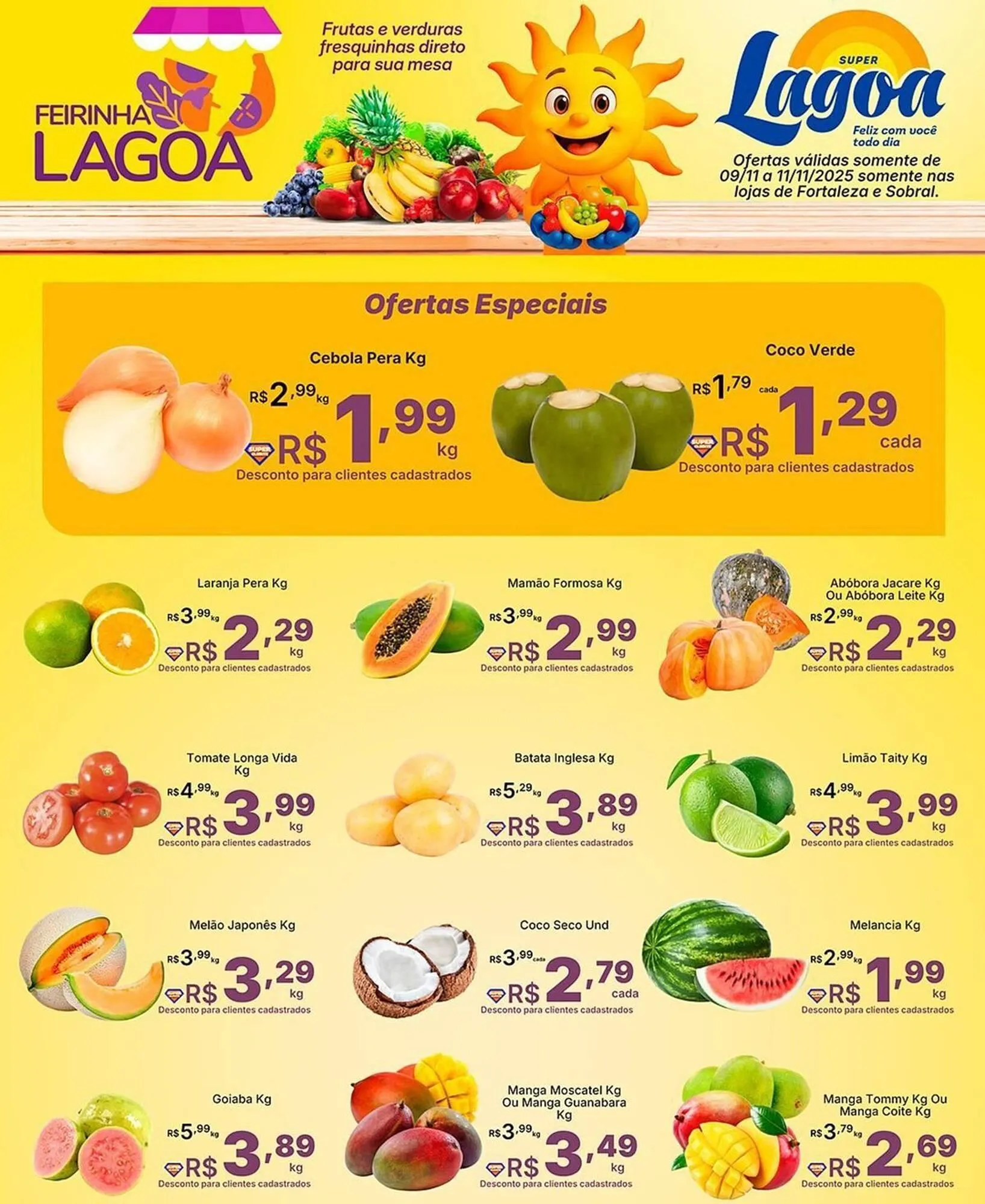 Encarte de Encarte Super Lagoa 9 de novembro até 11 de novembro 2025 - Pagina 1