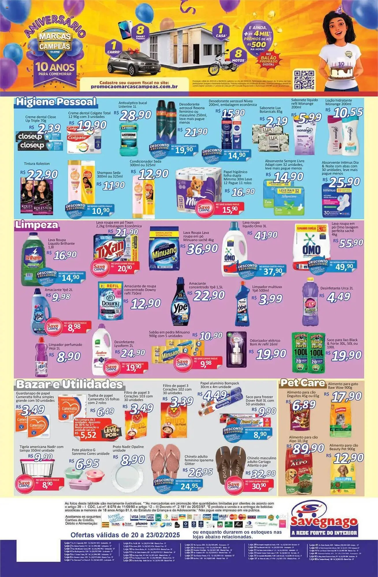 Encarte de Catálogo Supermercados Savegnago 20 de fevereiro até 23 de fevereiro 2025 - Pagina 4