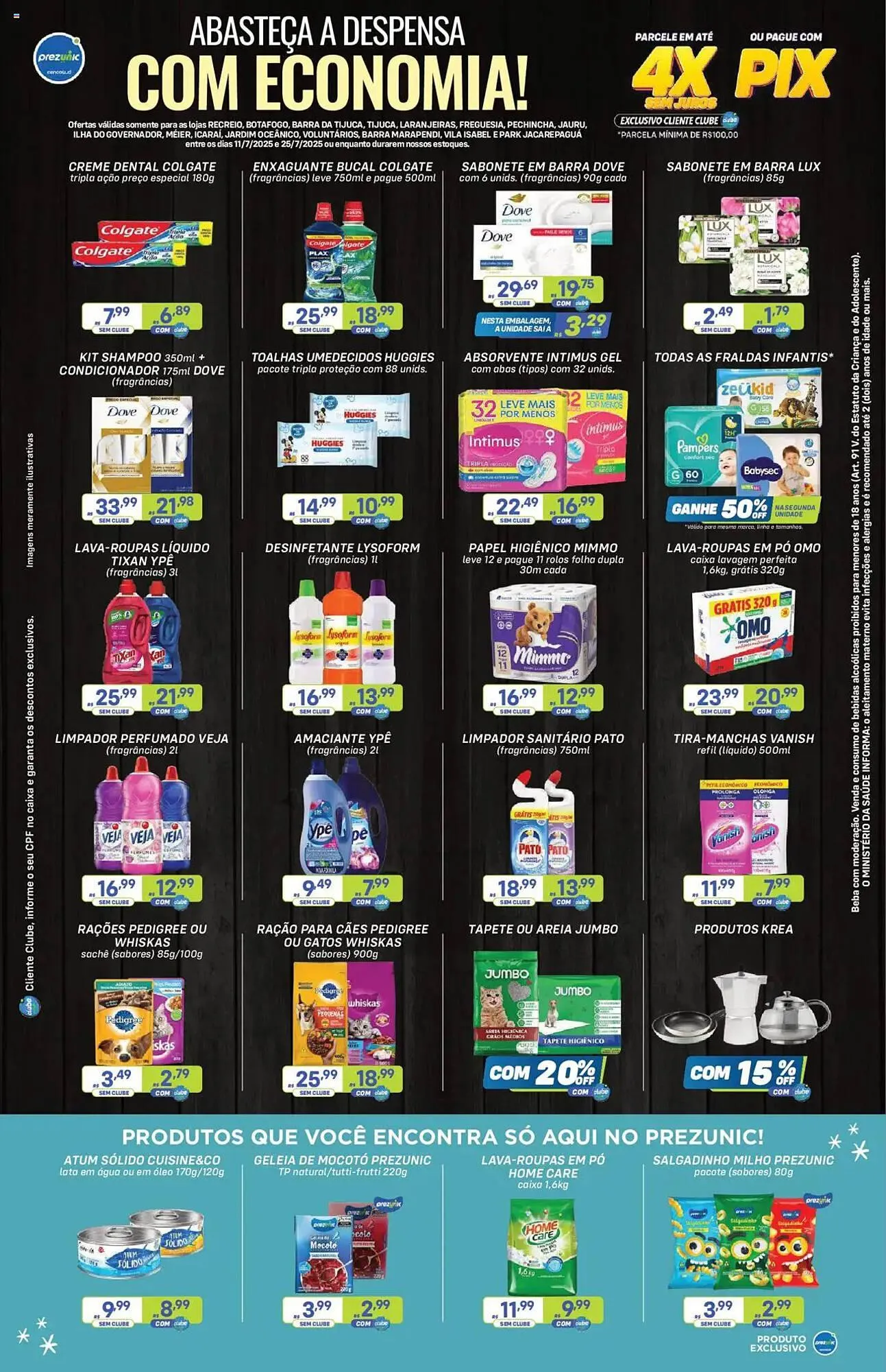 Encarte de Catálogo Prezunic 9 de julho até 24 de julho 2025 - Pagina 7