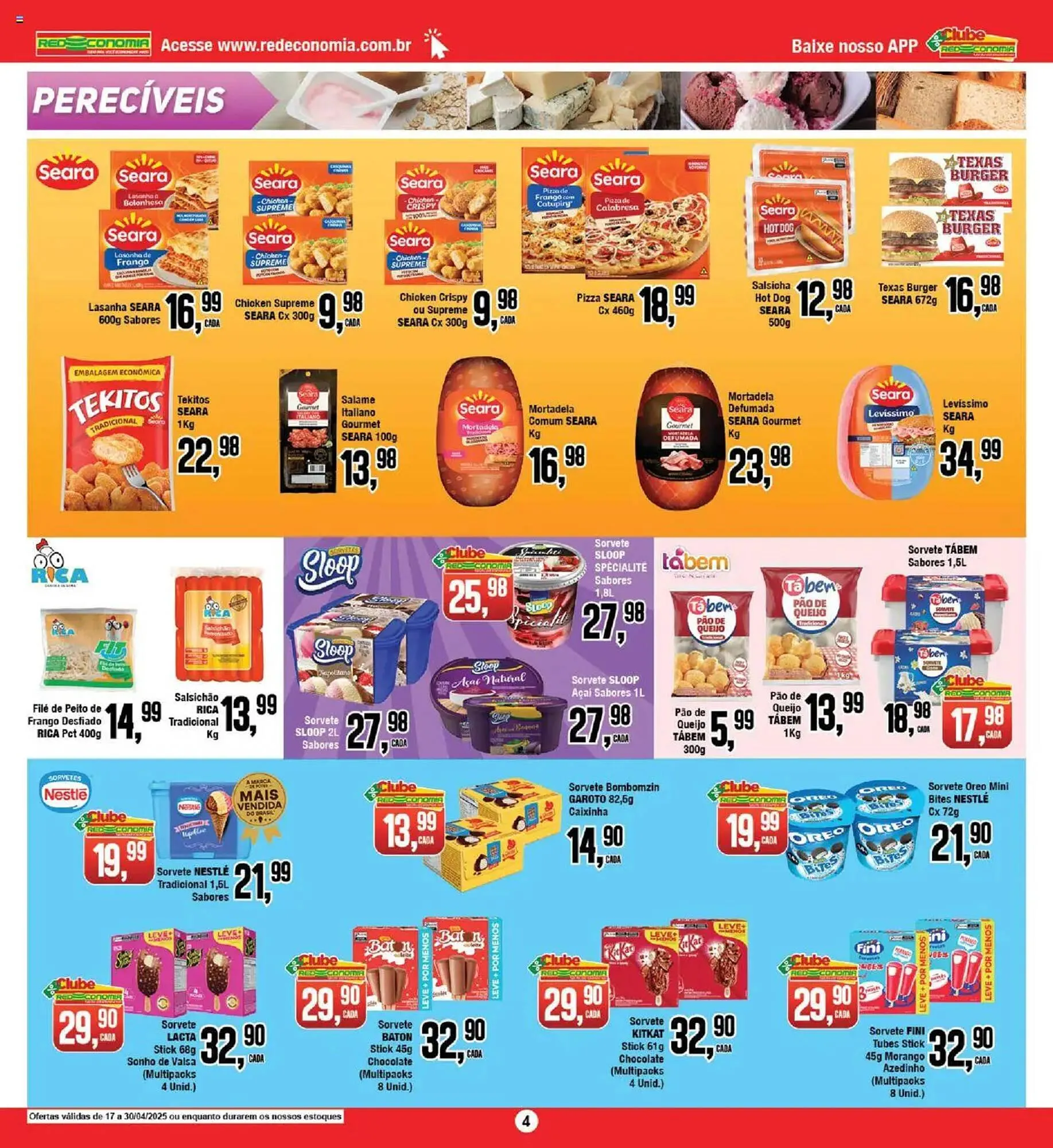Encarte de Catálogo Redeconomia 17 de abril até 30 de abril 2025 - Pagina 3