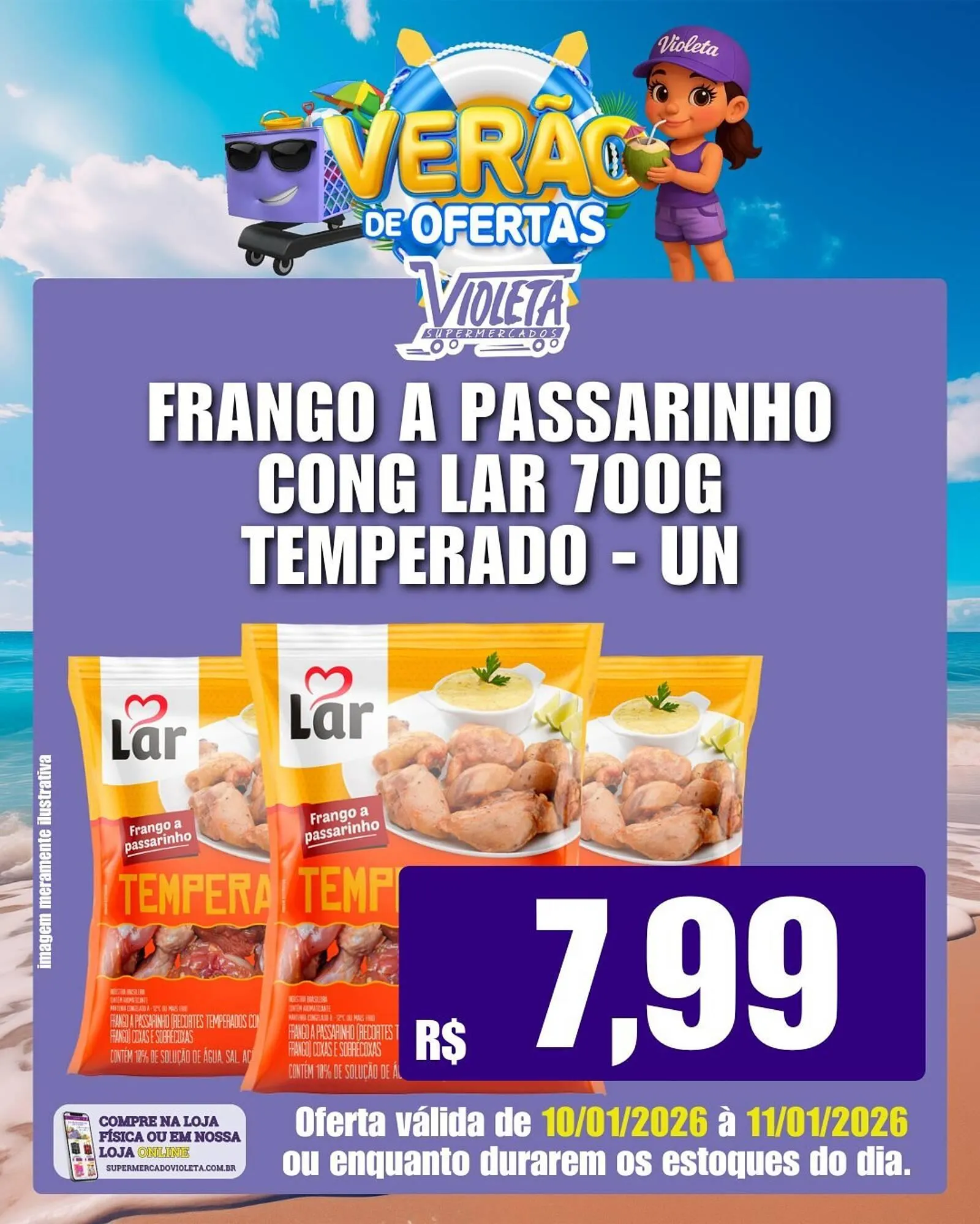 Encarte de Catálogo Violeta Supermercados 10 de janeiro até 11 de janeiro 2026 - Pagina 3
