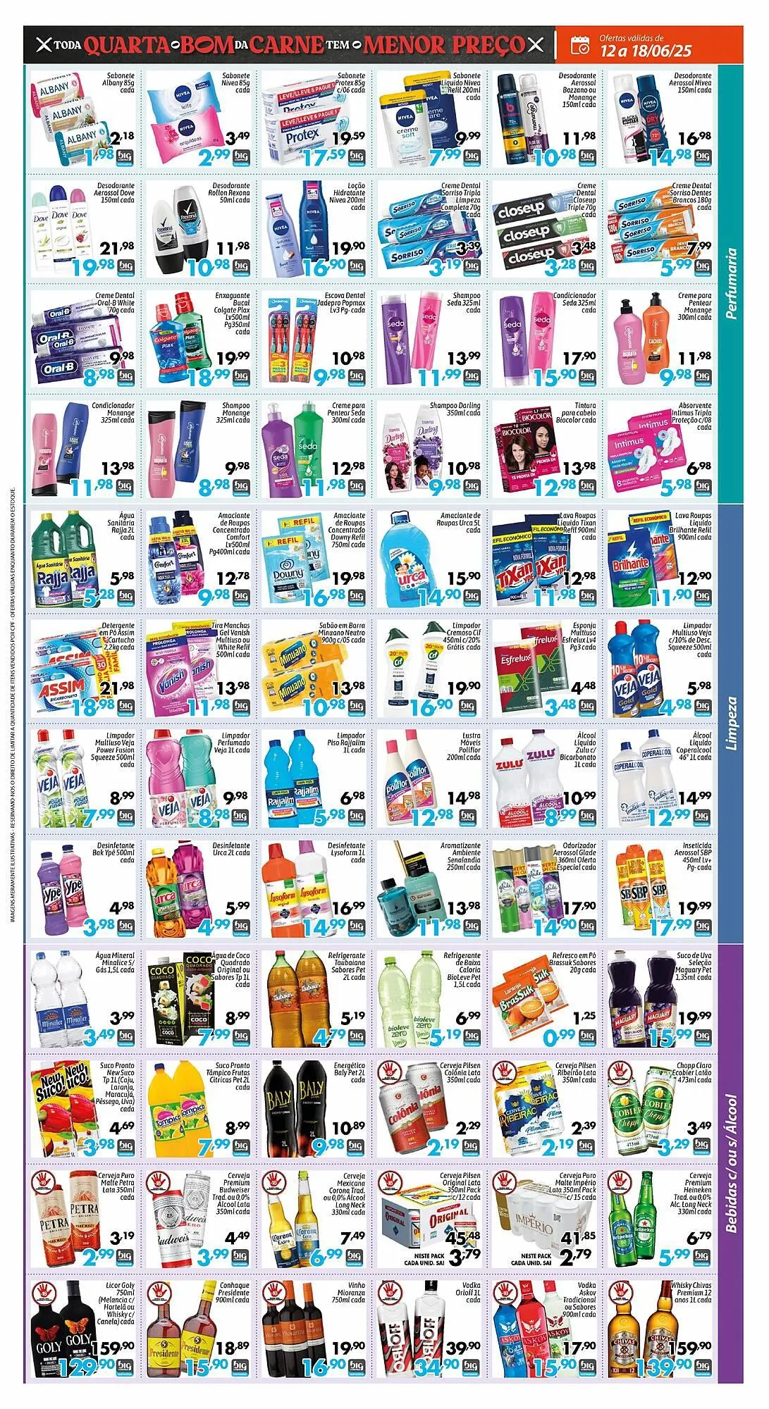 Encarte de Catálogo Supermercados Big Compra 12 de junho até 18 de junho 2025 - Pagina 3