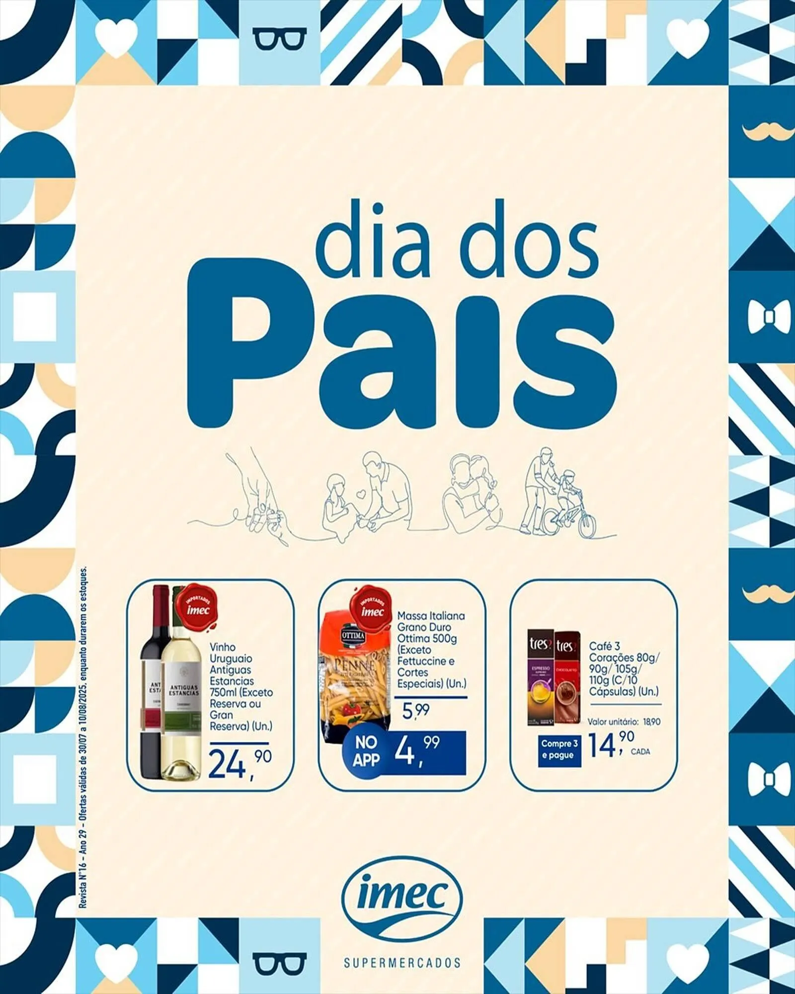 Encarte de Catálogo Imec Supermercados 31 de julho até 10 de agosto 2025 - Pagina 1